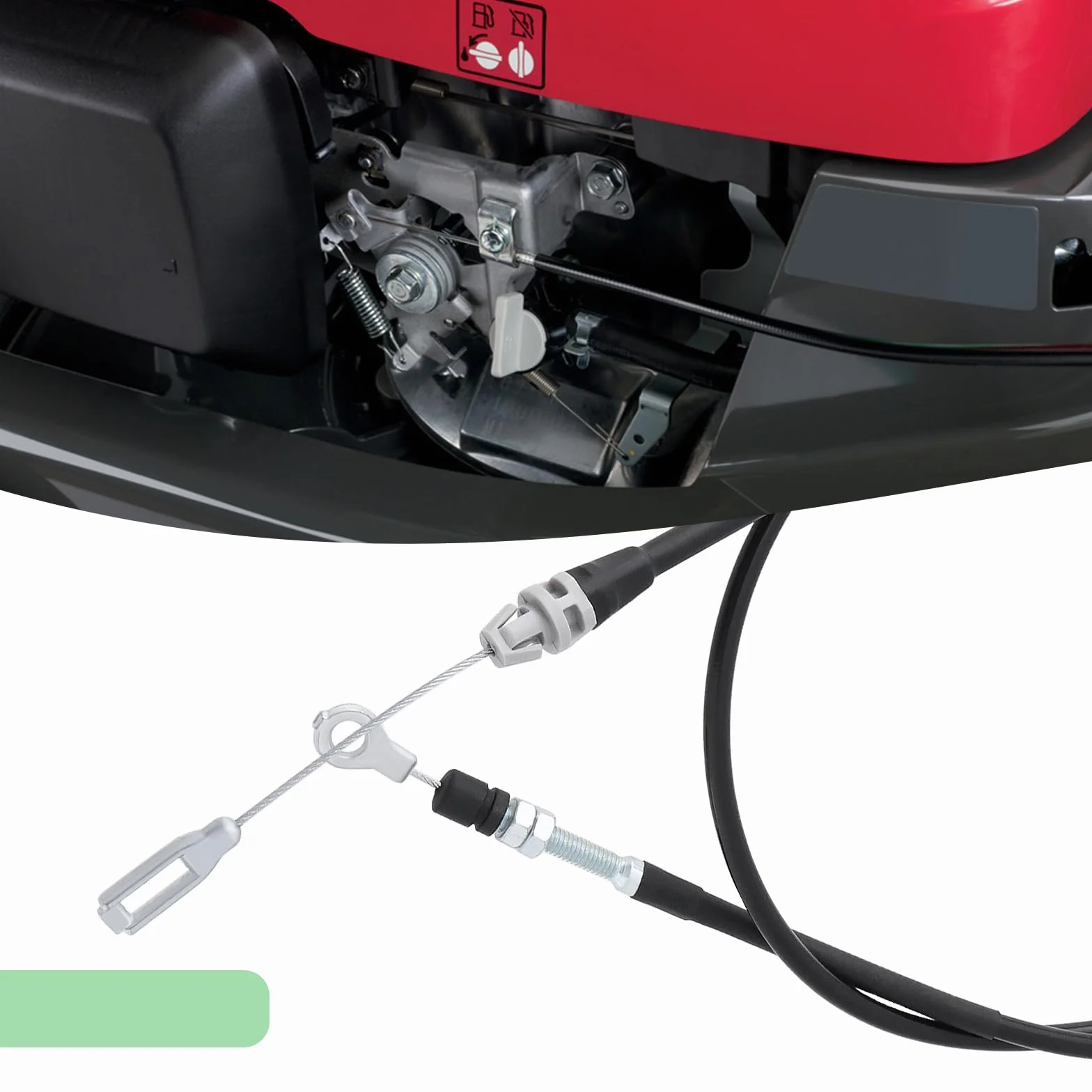 OTOTEC Część zamienna kabla sterującego napędem kosiarki 54630-VH7-A04 54630-VH7-A03 kompatybilna z Honda HRX217