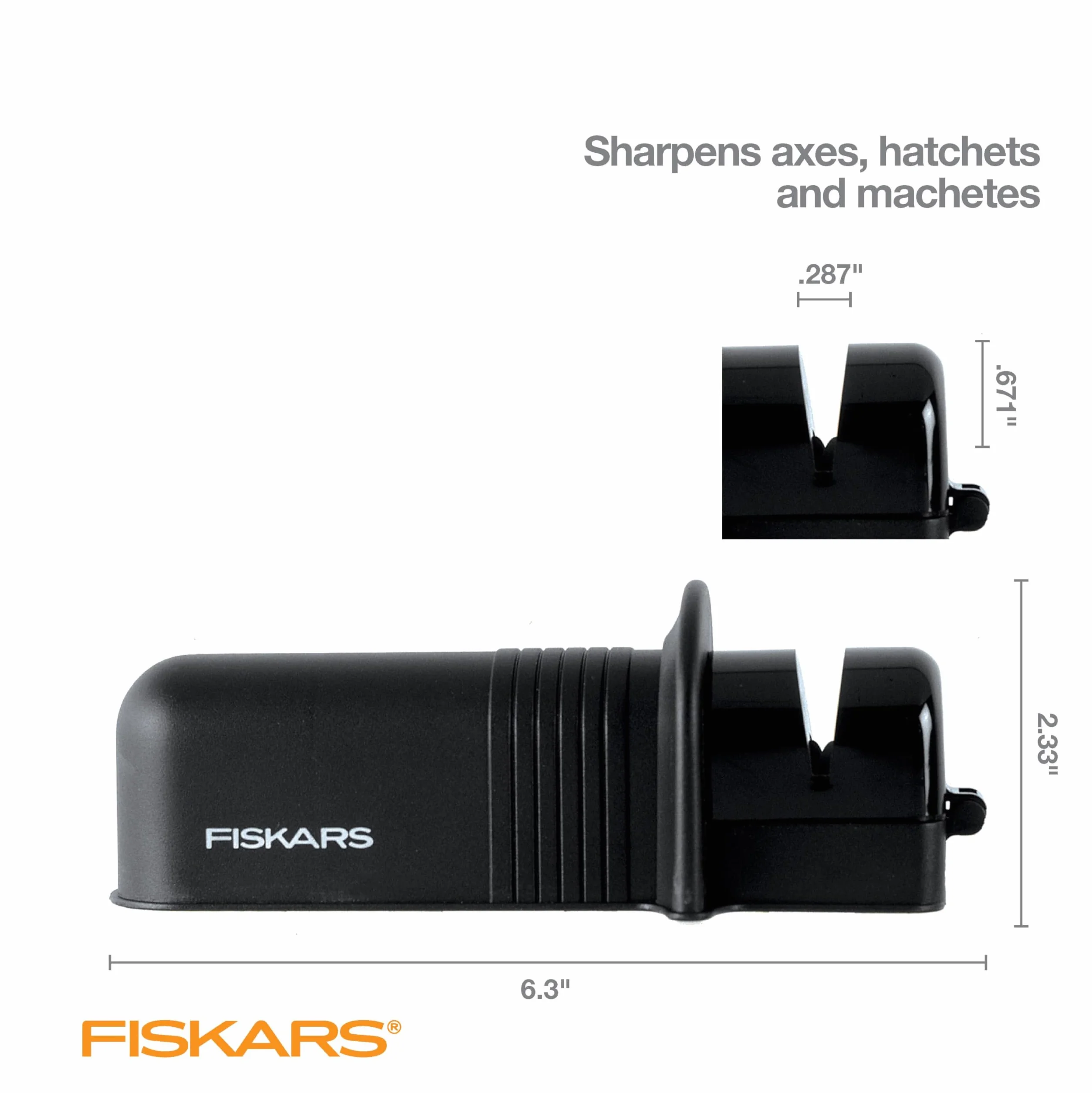 Fiskars 04570000900 ostrzałka do siekier i noży, czarna, 78616984J, 1
