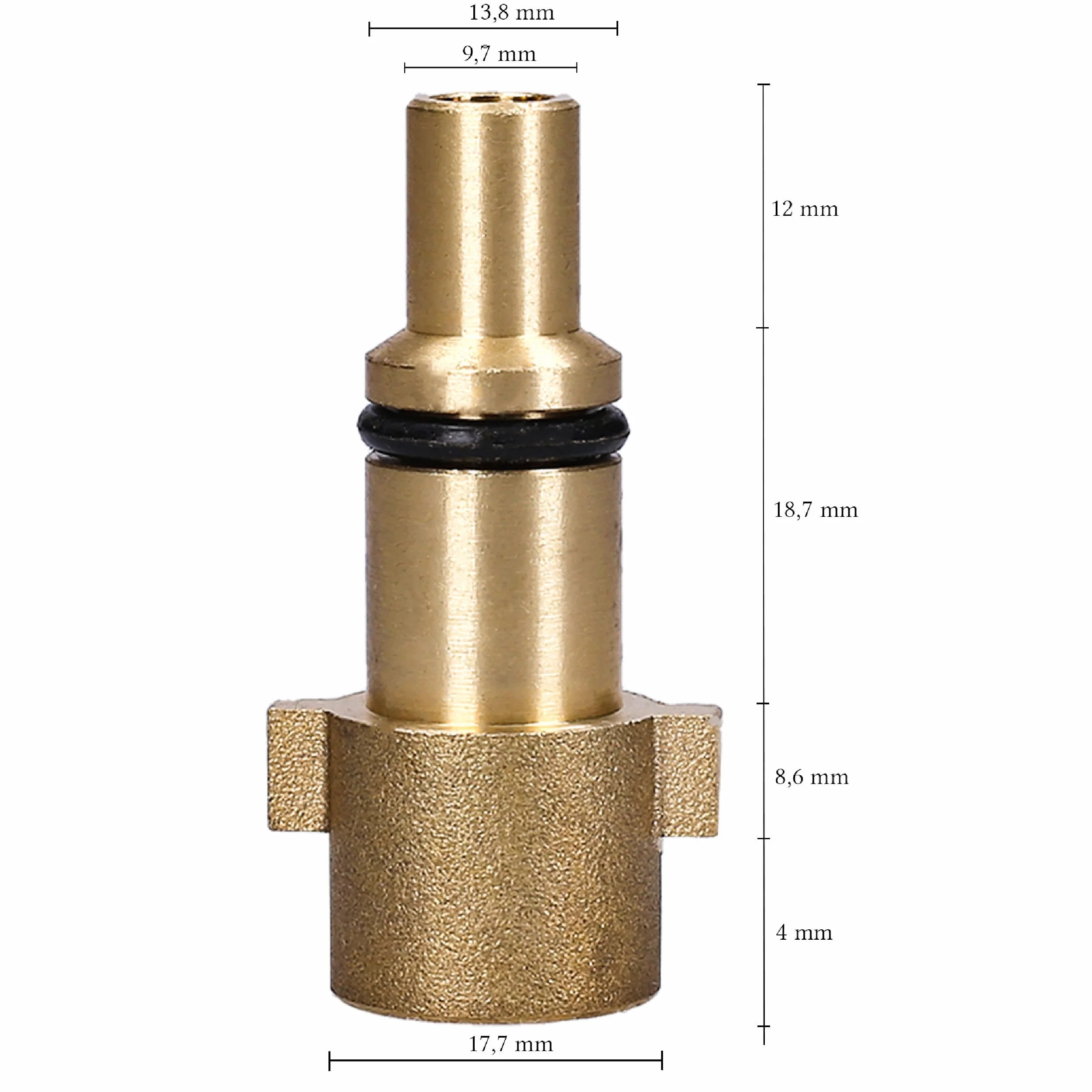 Adapter Redukcja 1/4" 160 bar do myjek wysokociśnieniowych Nilfisk Stihl Husqvarna