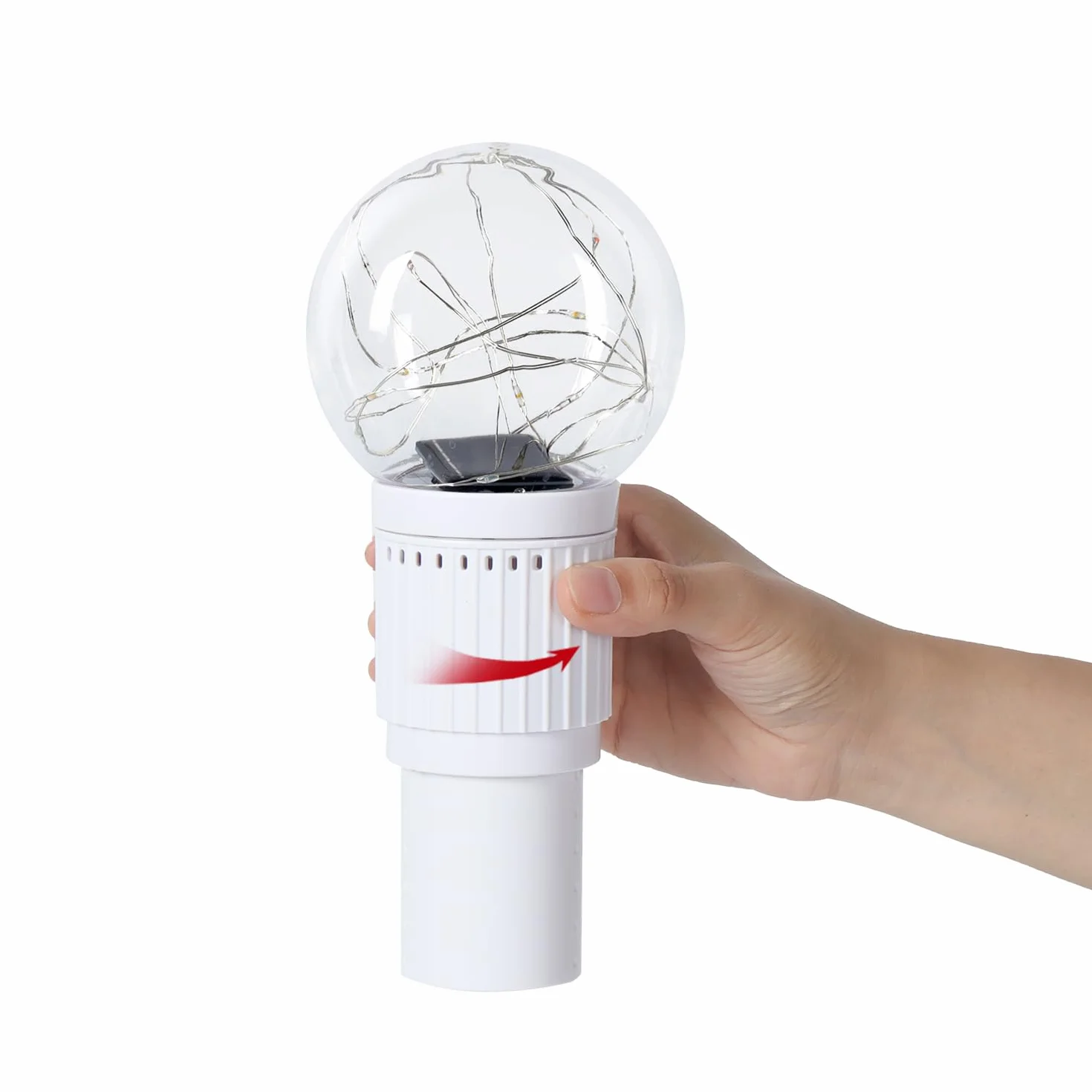 Pływająca Lampa Solarna LED z Dozownikiem Tabletek Chloru Do Basenu, IP68, 6–8h Świecenia, Automatyczne Ładowanie