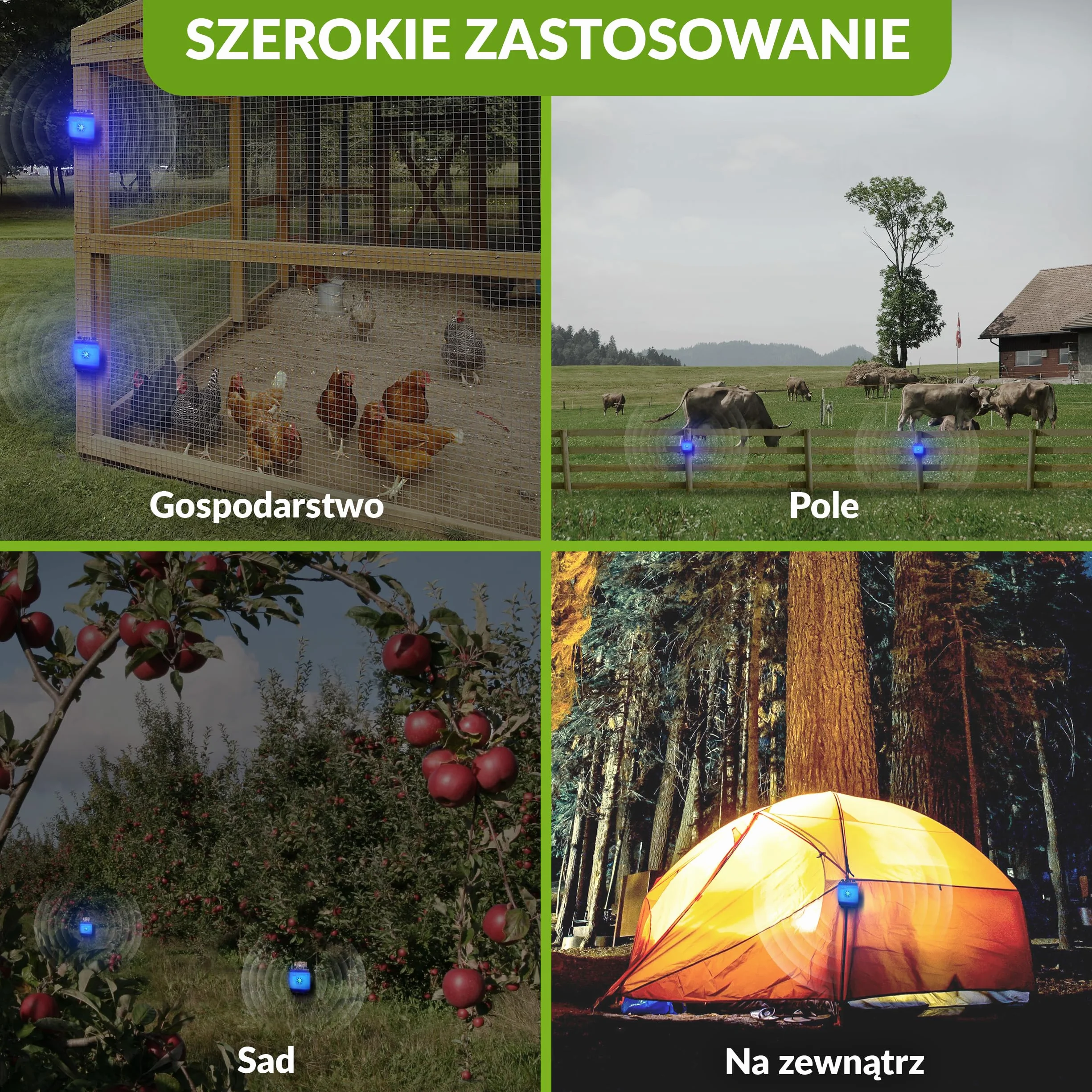 ISOTRONIC Ultradźwiękowy odstraszacz myszy i szczurów 40 m² LED