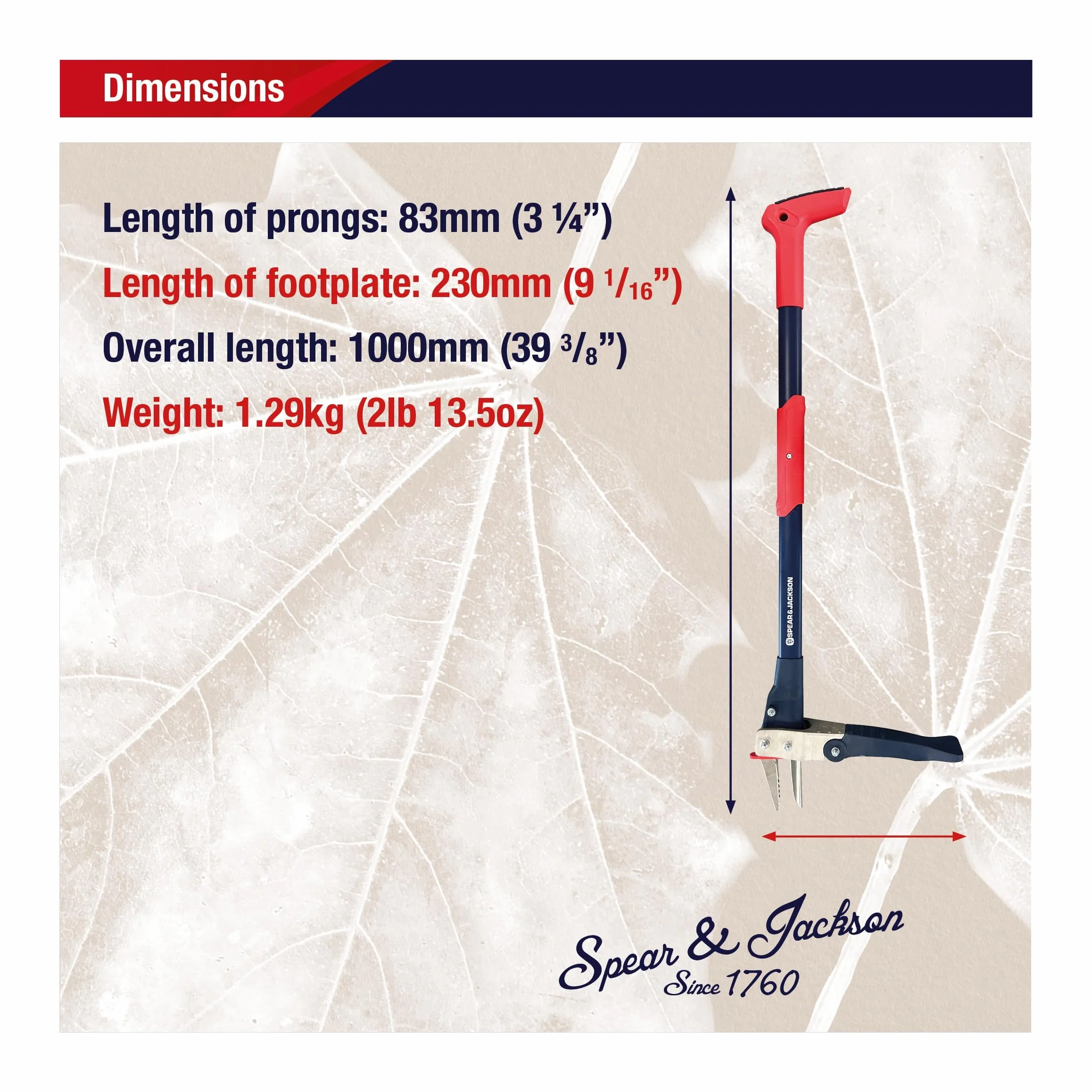 Spear & Jackson 4854WP Mechaniczny wyrywacz chwastów
