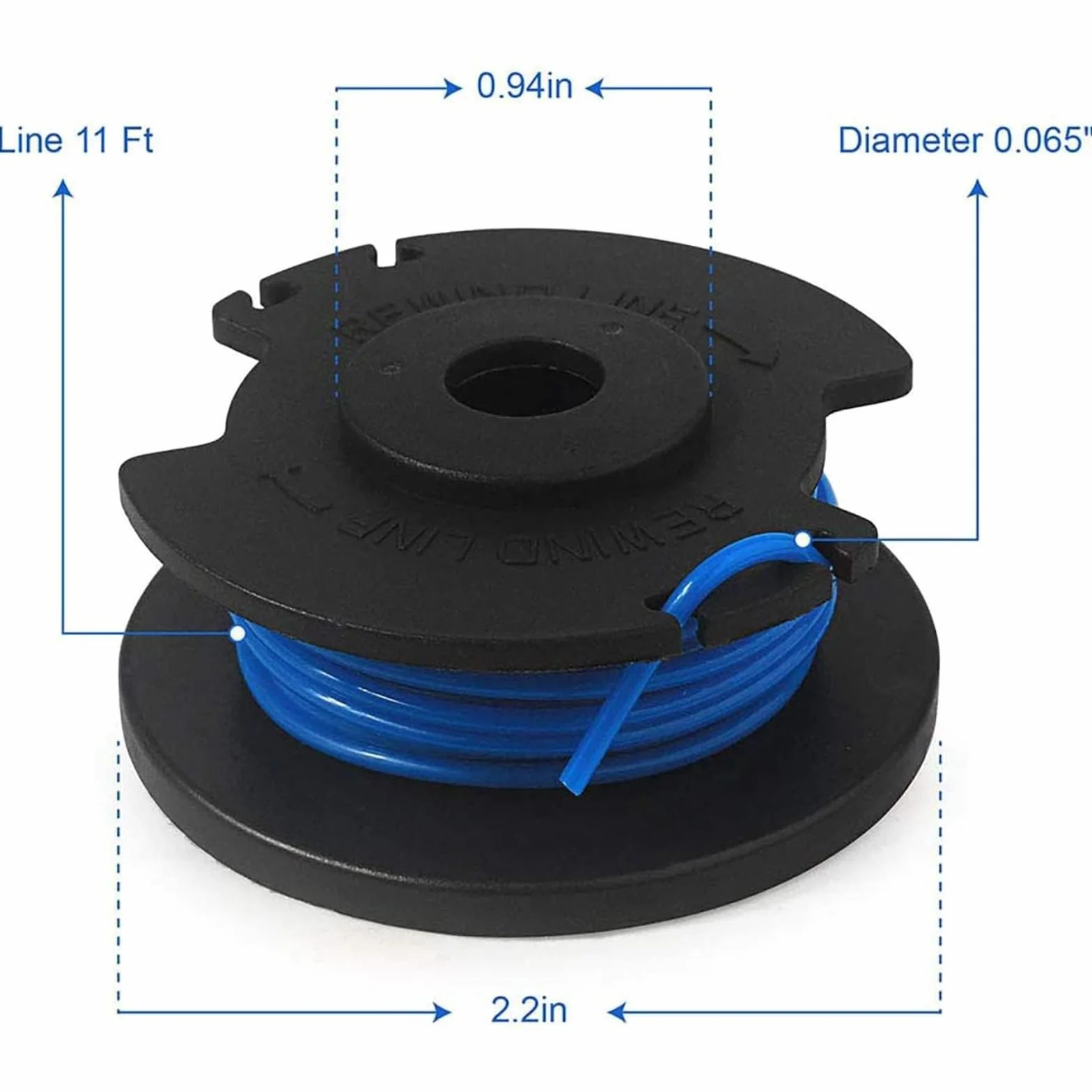 Ryobi RAC124 szpula żyłki do podkaszarki 18V ONE+ 3,3m Ø1,65mm osłona szpuli 6 cewek