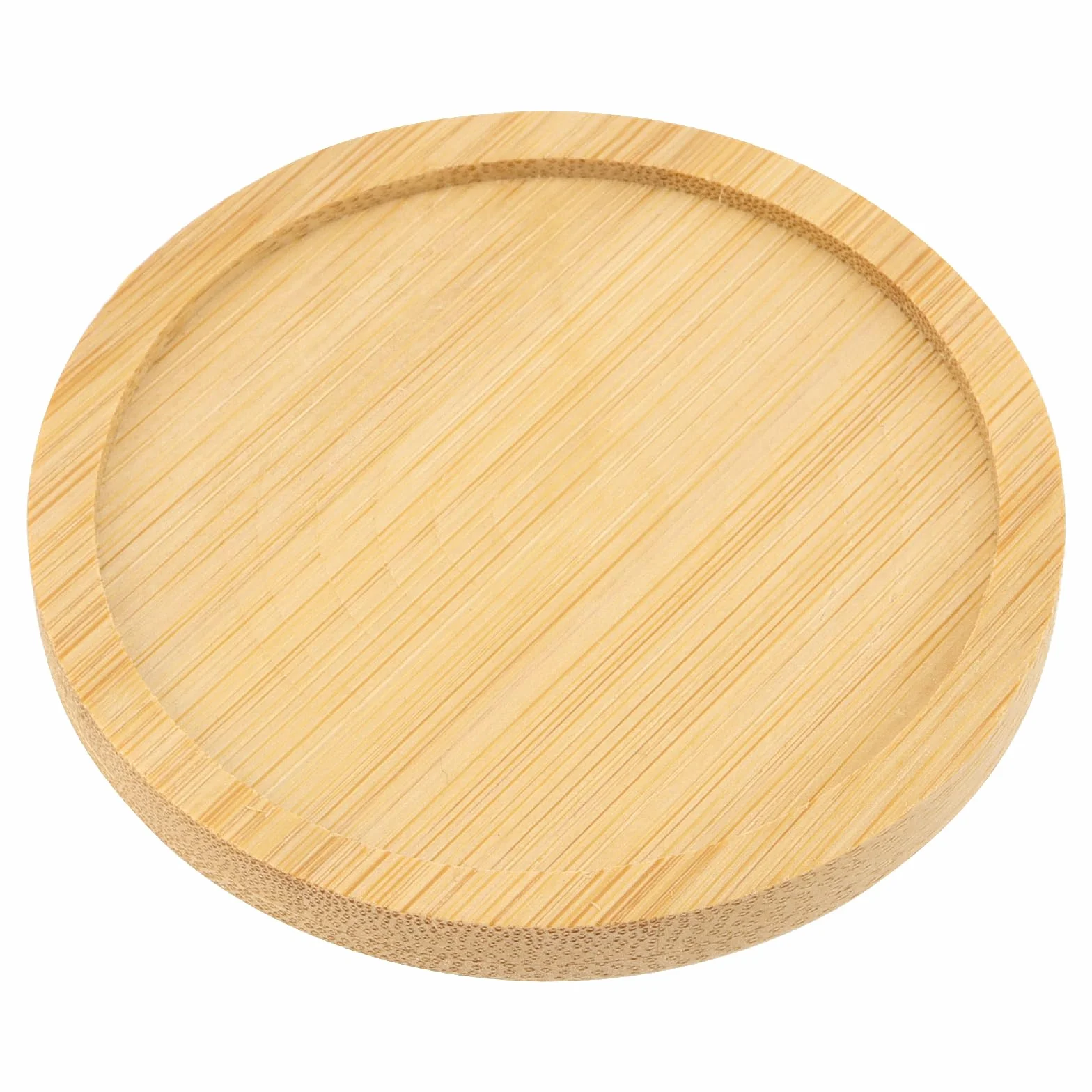 KEILEOHO 30 sztuk okr?g?ych podstawek bambusowych, drewnianych, 8 cm, ma?e, okr?g?e, bambusowe ?wieczniki na kubki, doniczki, ?wiece, 30 sztuk