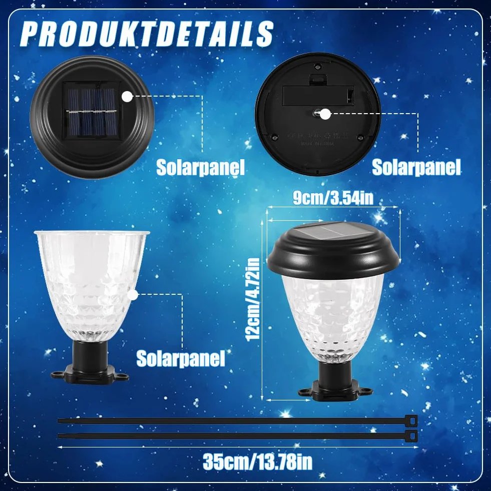 Joycabin 4 sztuki solarnych oświetlenia basenowego do basenów ramowych, oświetlenie LED z kolorowymi światłami, wodoszczelność IP65, oświetlenie stawu, solarne do dekoracji basenu, ogrodu, schodów