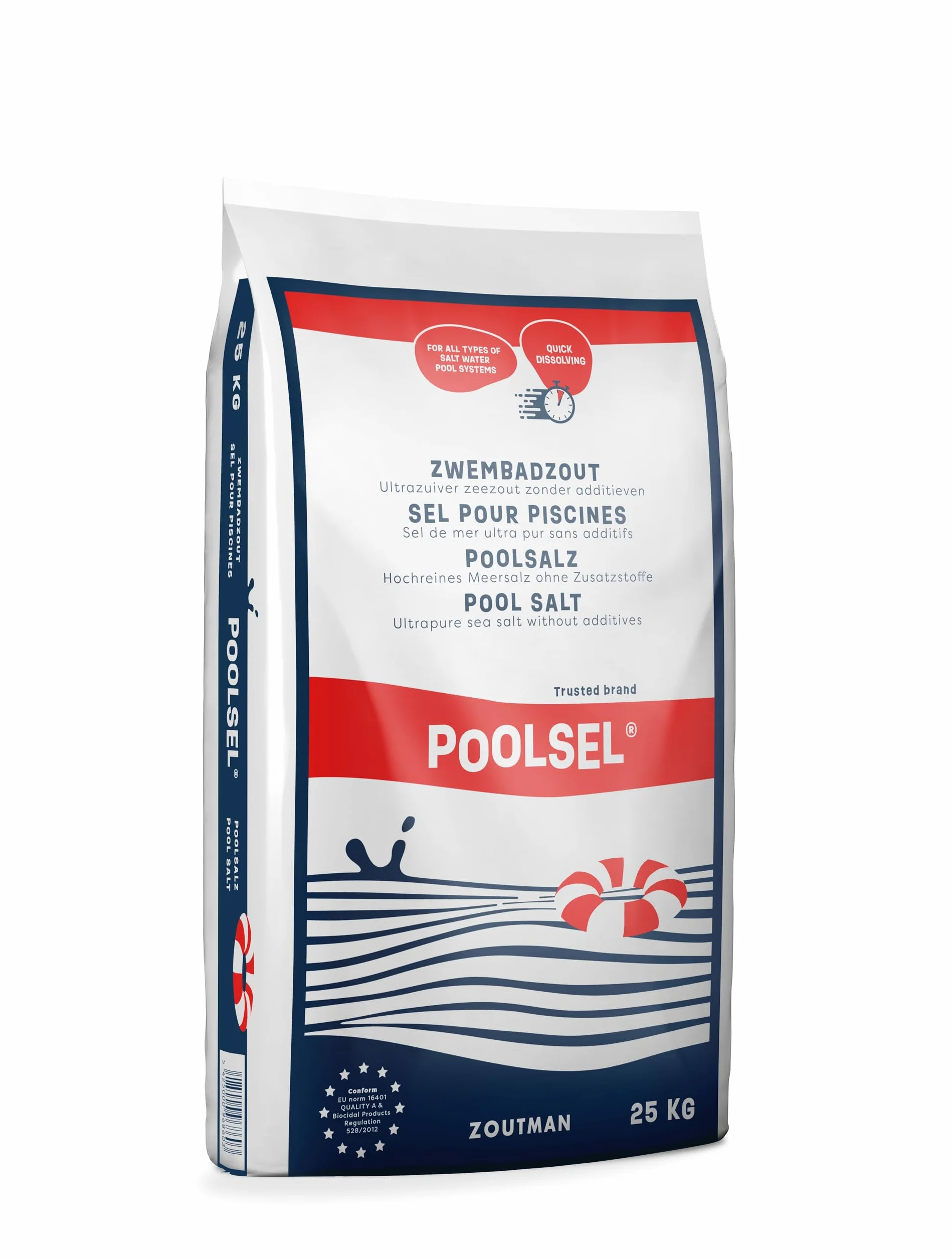 POOLSEL | Sól basenowa 25 kg | dla większej czystości