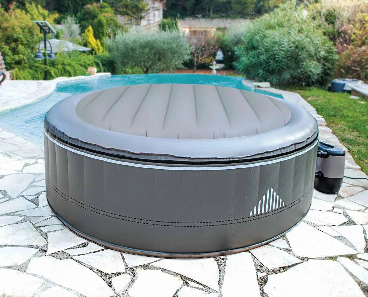 Avenli CleanPlus okrągła nadmuchiwana pokrywa do SPA 125 x 125 x 18 cm