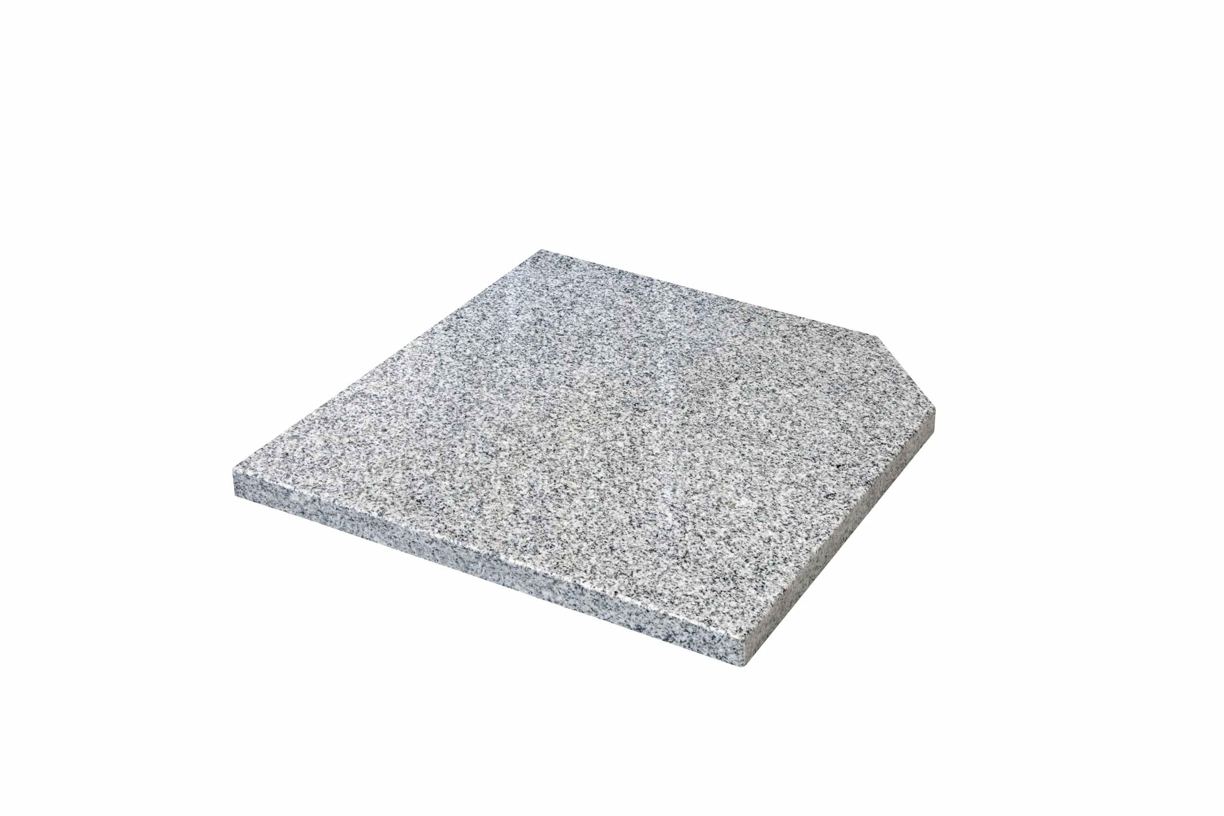 Doppler 1 x płyta granitowa 25 kg, płyta obciążająca 50 x 50 x 4 cm, do parasoli przeciwsłonecznych o maks. średnicy 300 cm, odporna na warunki atmosferyczne cokół z kamienia naturalnego z wgłębieniem