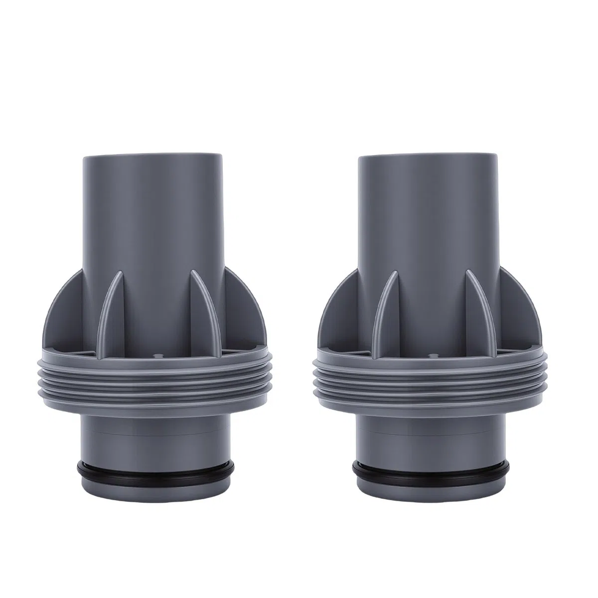 TOPINCN 2 szt. Adapter Węża Basenowego Złącze Węża Basenowego Adapter Pompy z Filtrem Basenowym z wbudowaną uszczelką do połączeń Wlotowych i Wylotowych 1,5 Cala