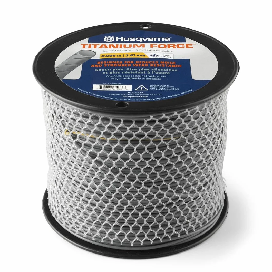 Husqvarna Titanium Force String Trimmer Lines, Pomarańczowy/Szary