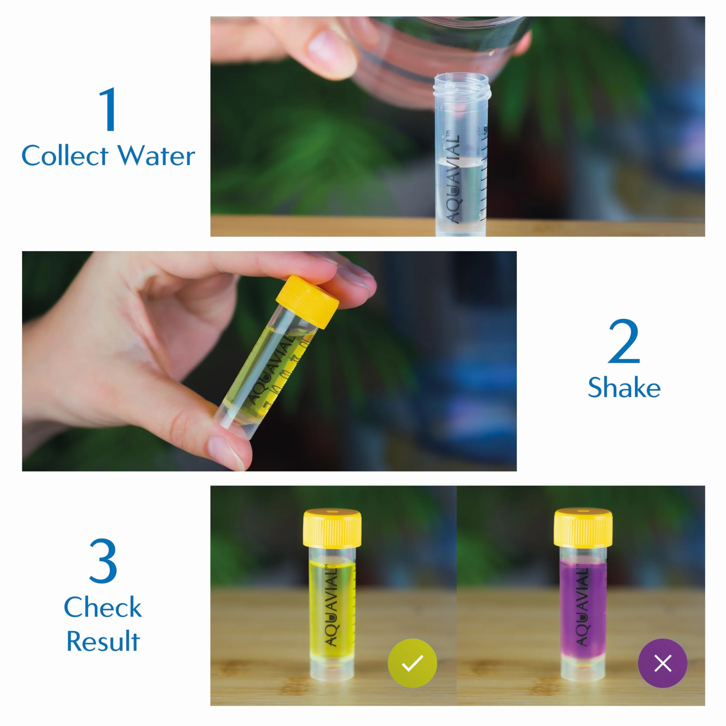 E.Coli and Coliform zestaw do testowania wody, 4-pak