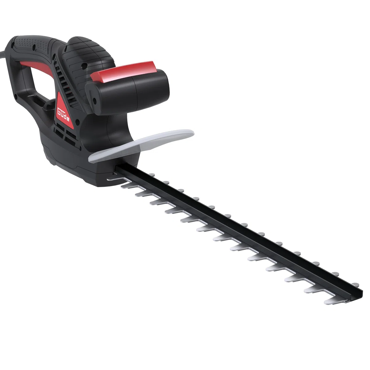 Güde GEH 510-500 elektryczne nożyce do żywopłotu, 230 V, moc silnika 500 W, długość cięcia 45,7 cm, grubość cięcia 1,6 cm, elektryczny hamulec szybkiego zatrzymania, ergonomiczny design