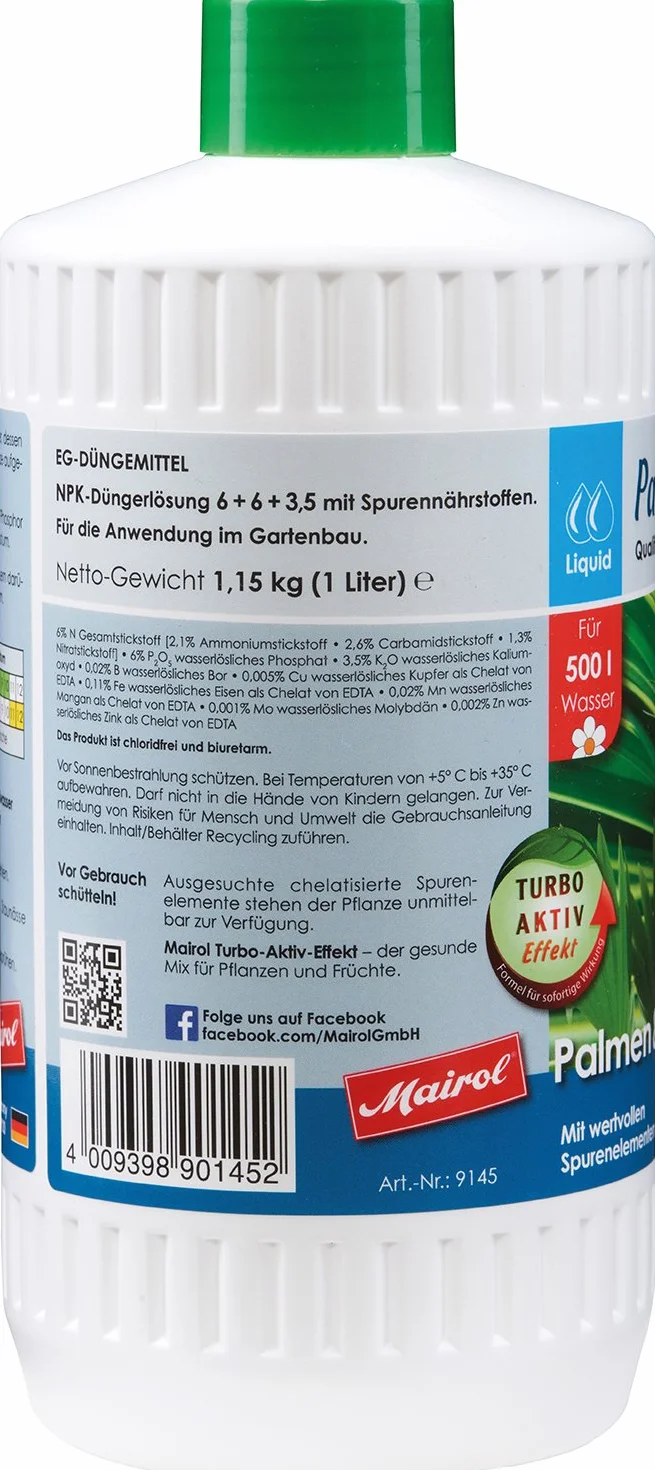 Mairol Nawóz do palm i juki w płynie, 1000 ml