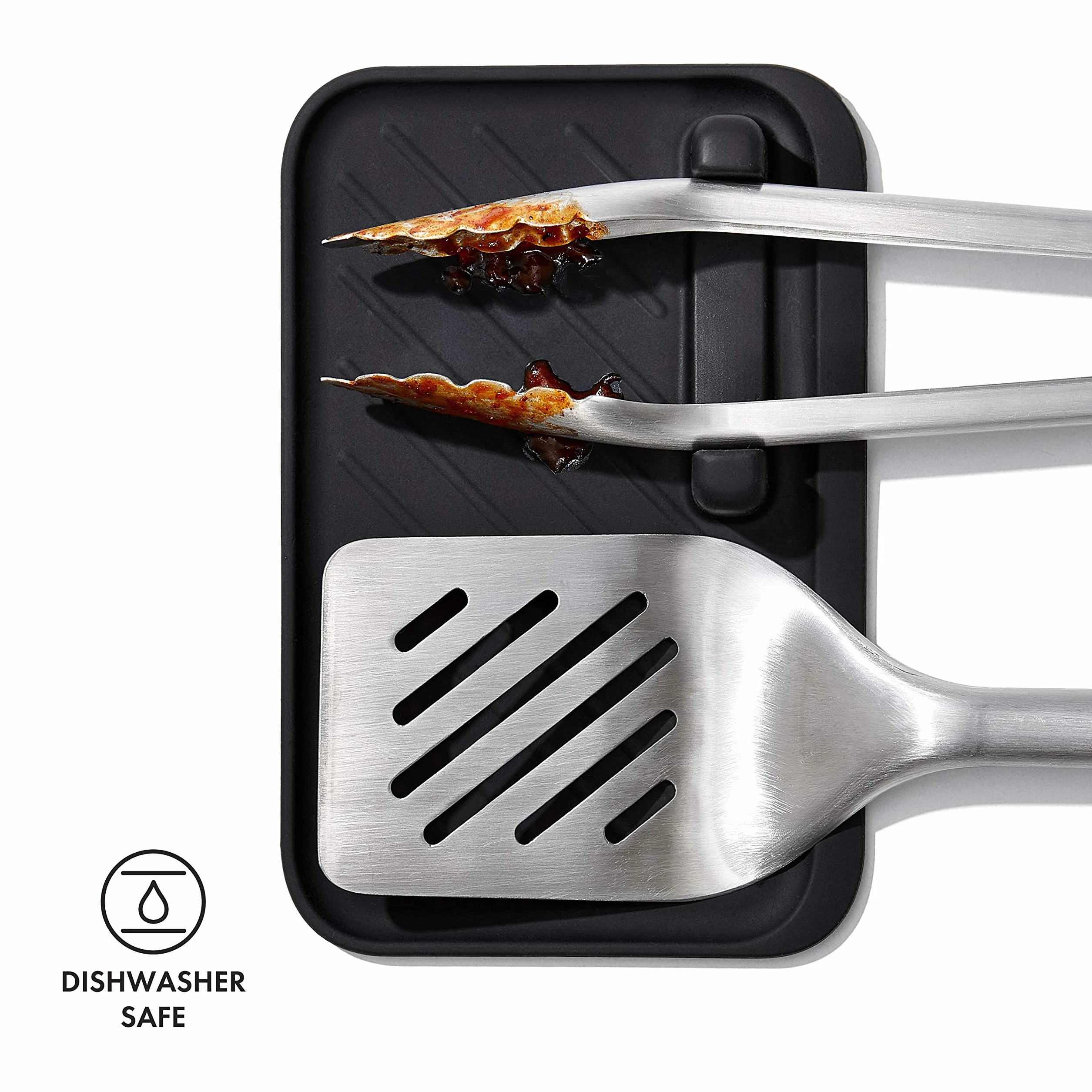 OXO Good Grips podstawka na narzędzia do grillowania, czarna