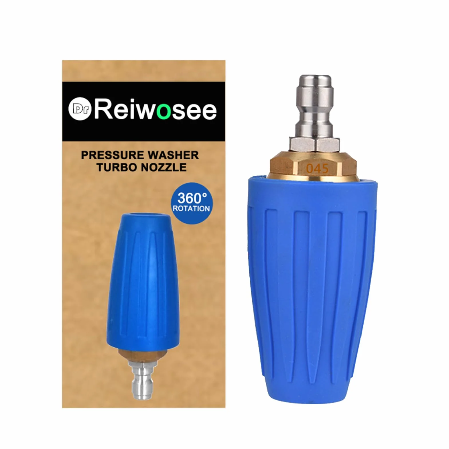 Obrotowa dysza turbo do myjki ciśnieniowej 4000 Psi 1/4 cala niebieska