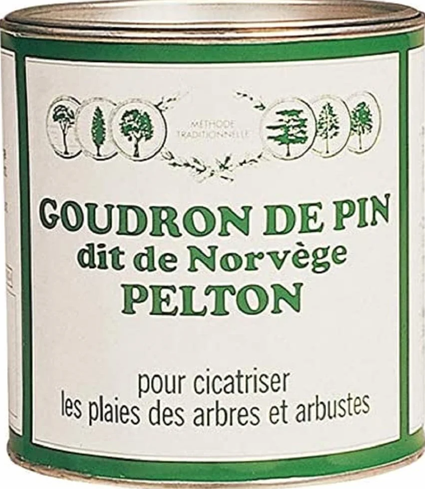 PELTON FERTILIGENE GOUD4 - Uzdrawiająca smoła sosnowa tzw. Norwegia 800 G - Do gojenia ran drzew i krzewów - Gotowa do użycia - Wyprodukowano we Francji