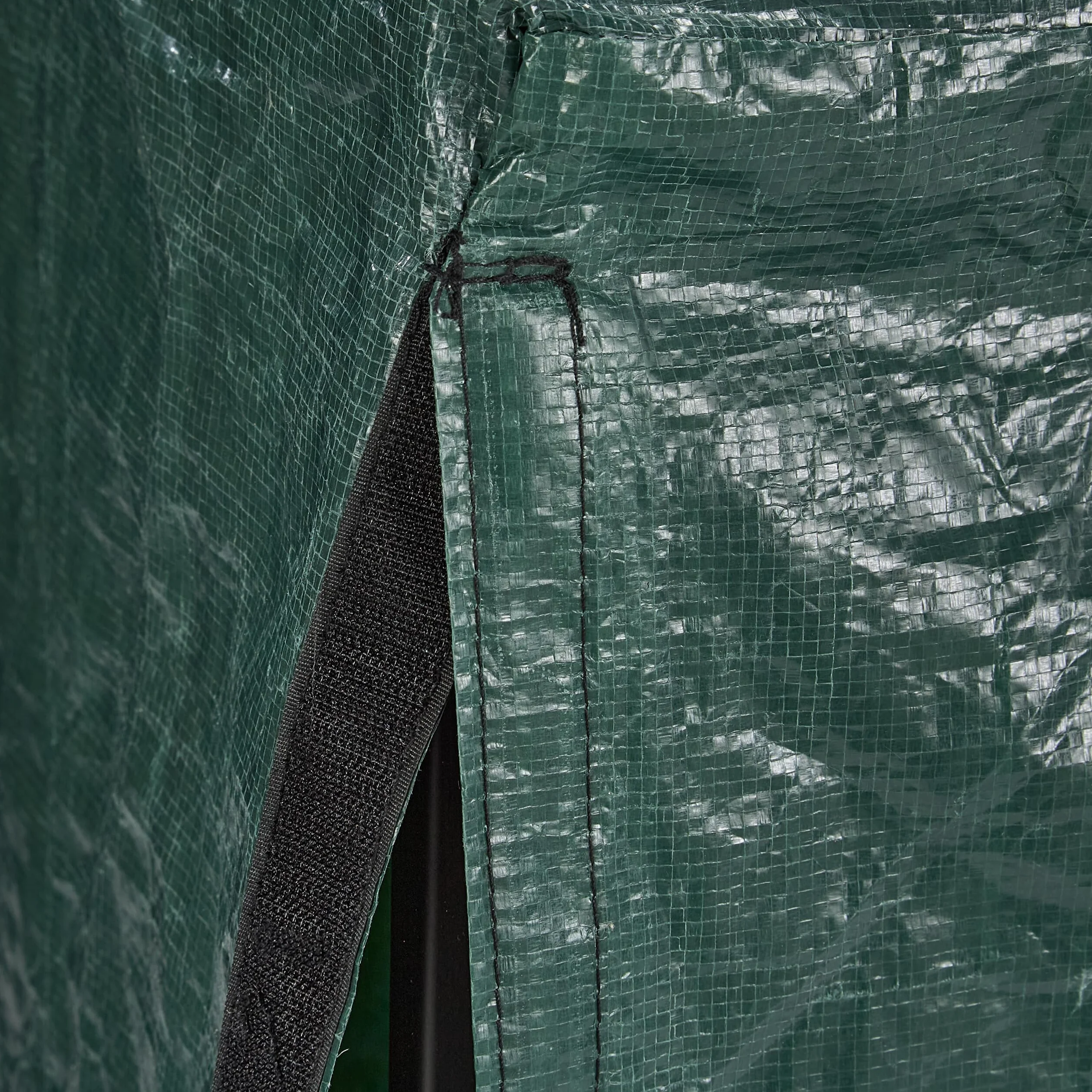 Relaxdays Regał na drewno kominkowe z osłoną, do drewna od 25 cm, regał na drewno opałowe z żelaza, wys. x gł.: 110 x 200 x 29 cm, czarny/zielony
