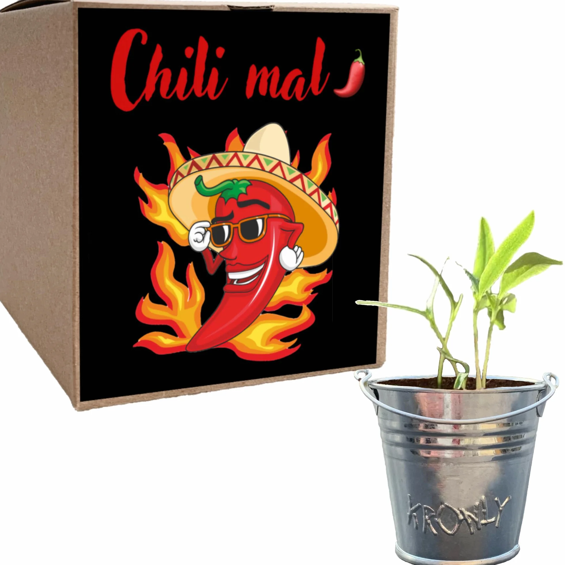 Zestaw do uprawy chili prezent dla mężczyzn