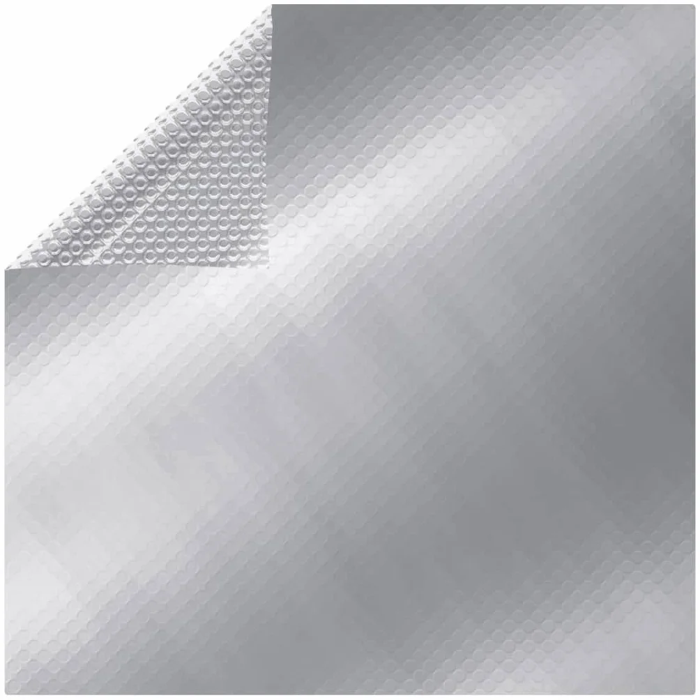 vidaXL Pokrywa na basen, srebrna, 450 x 220 cm, PE