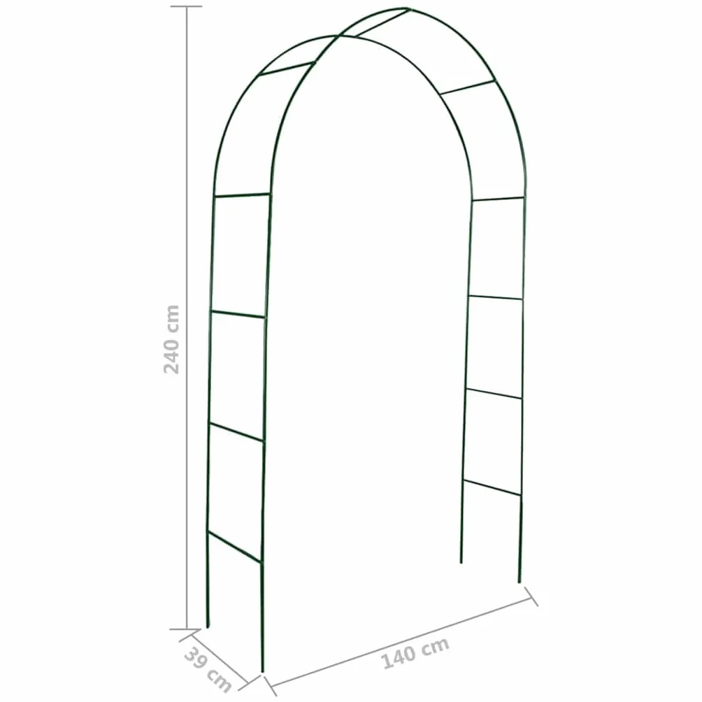 Pergola ogrodowa dla roślin pnących 2 szt. vidaXL