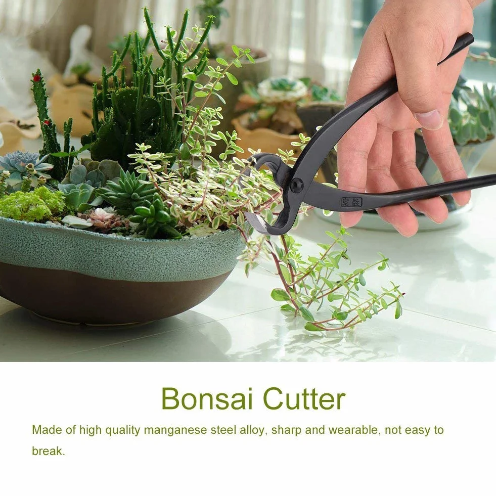 Zerodis Szczypce Do Bonsai 205 mm, Przecinaki Do Drutu Bonsai, Narzędzie Ogrodnicze z Manganowej Stali