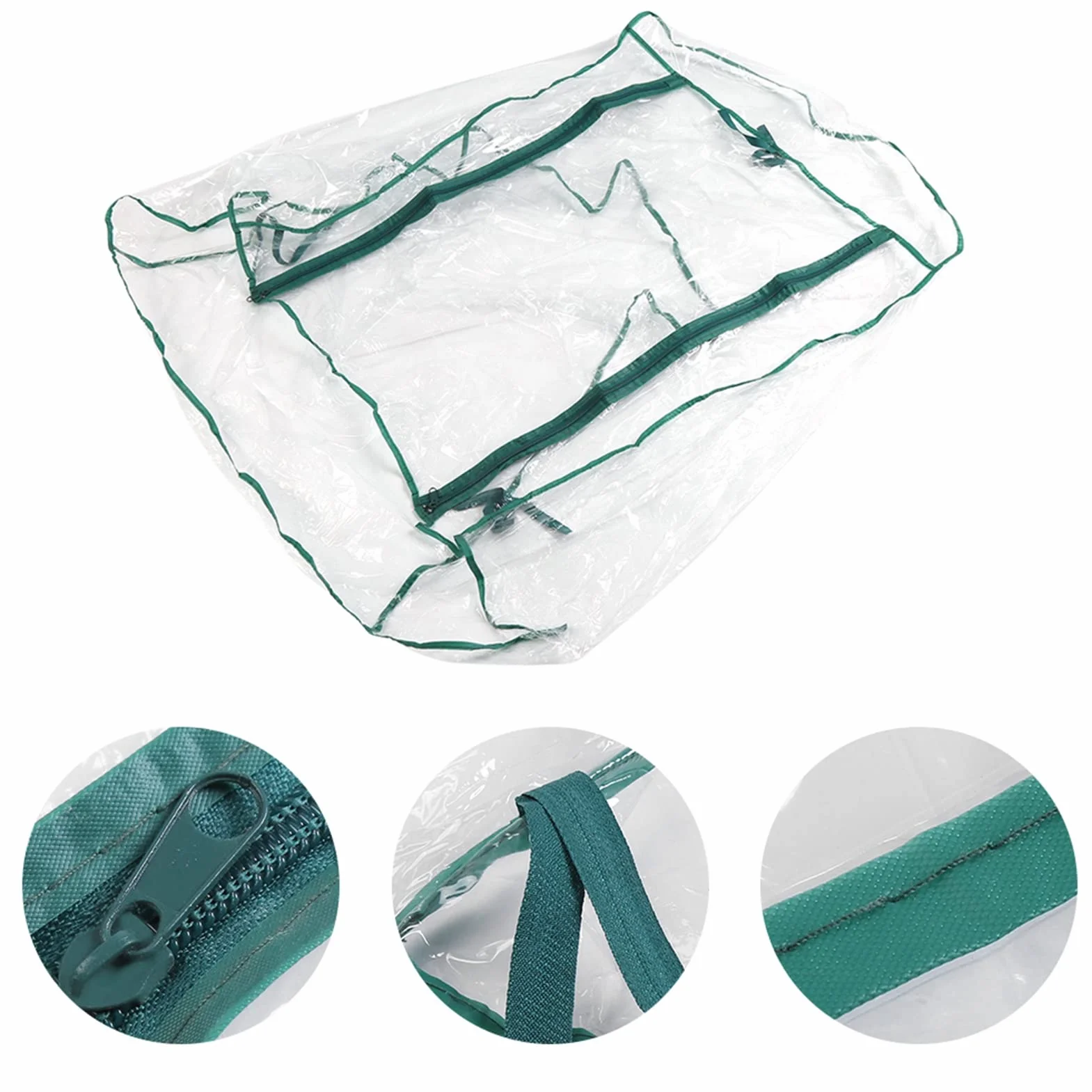 Yctze 4-poziomowa Mini Osłona Szklarni do Użytku Wewnątrz/na Zewnątrz z PVC, 69x49x160 Cm Namiot Ogrodowy z Gorącym Domem dla Roślin do Ogrodnictwa w Domu i Sadzenia Kwiatów