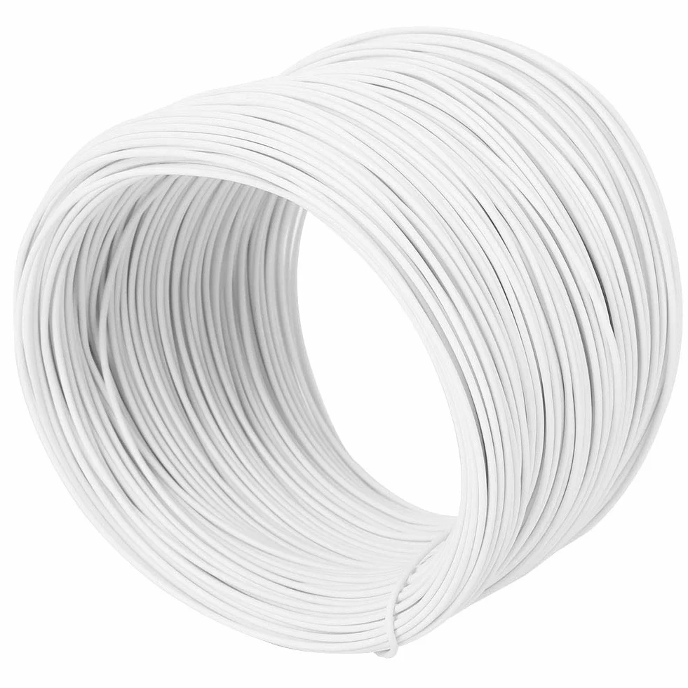 Rośliny Opaski Kablowe, 100 Metrów 0,55 Mm Opaski Ogrodowe Miękkie Skręcane Ocynkowane Elastyczne Opaski Winogrono Rattan Ogrodnictwo Winorośl Rośliny Wspinaczkowe Opaski Zaciskowe Opaski Kablowe