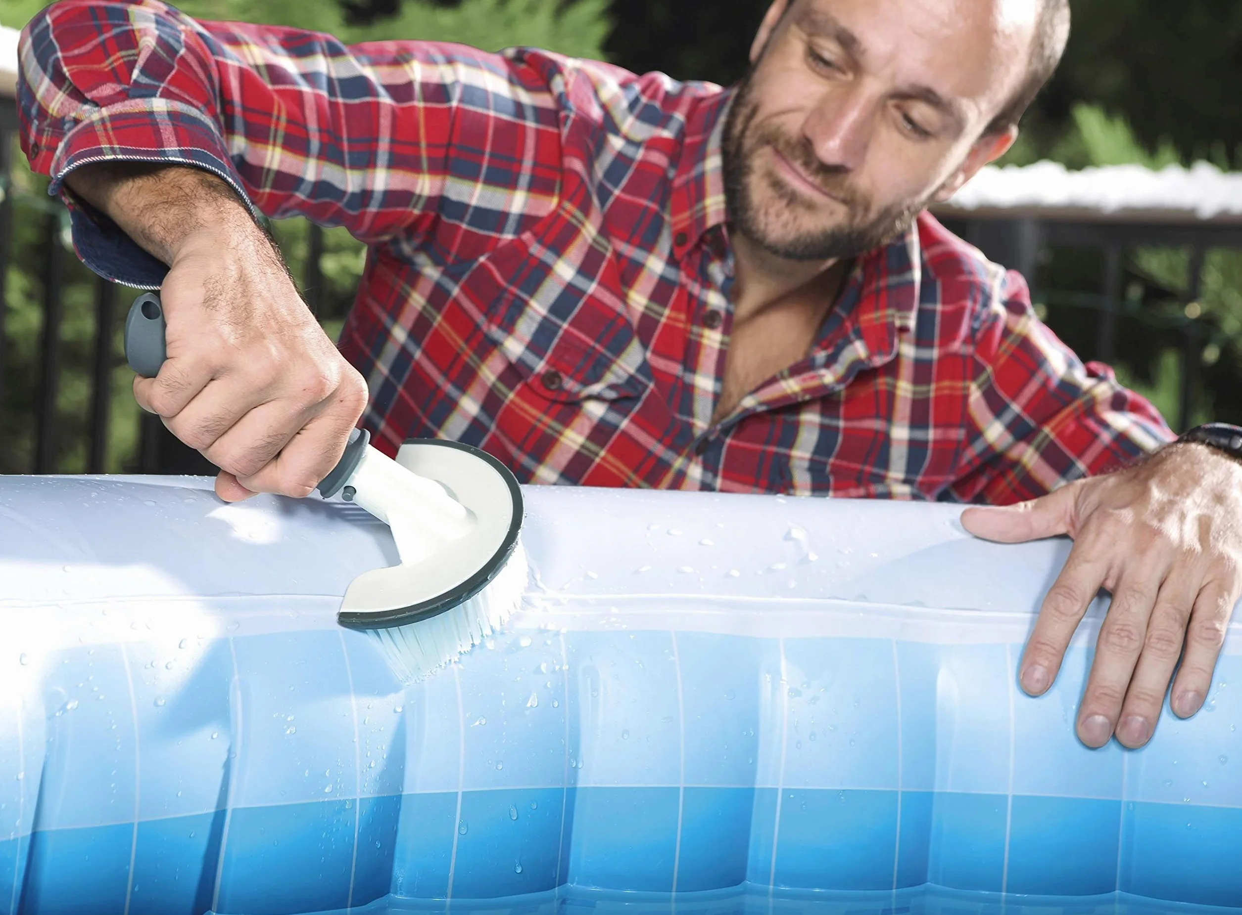 Bestway Lay-Z-Spa podstawowy zestaw do czyszczenia All In One ze szczotką, rękawicą i podbierakiem