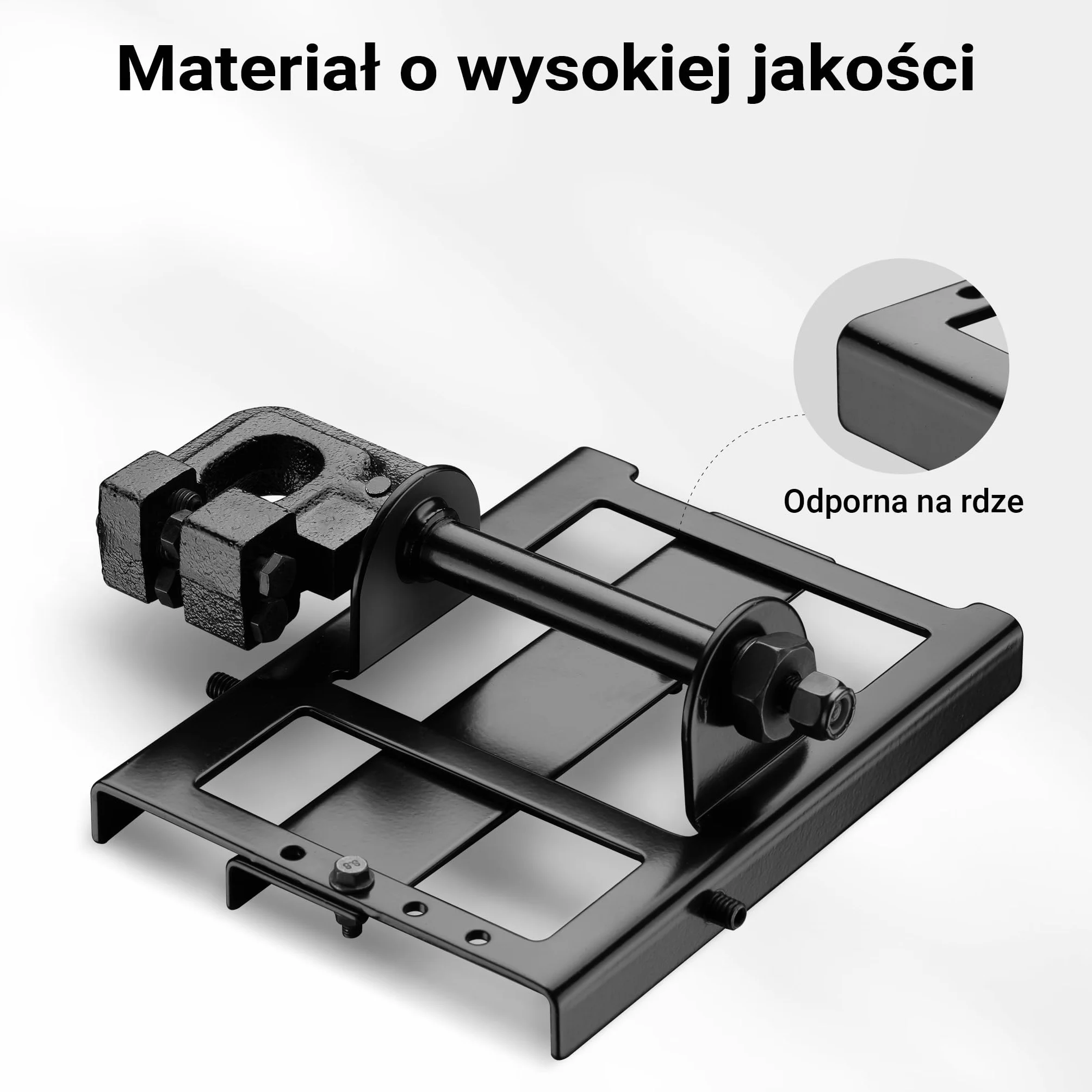 Wiltec Przystawka do cięcia drewna o szerokości cięcia 1-3 1/2", ze stali pokryta proszkowo, przewodnik do pił łańcuchowych 5-15 cm