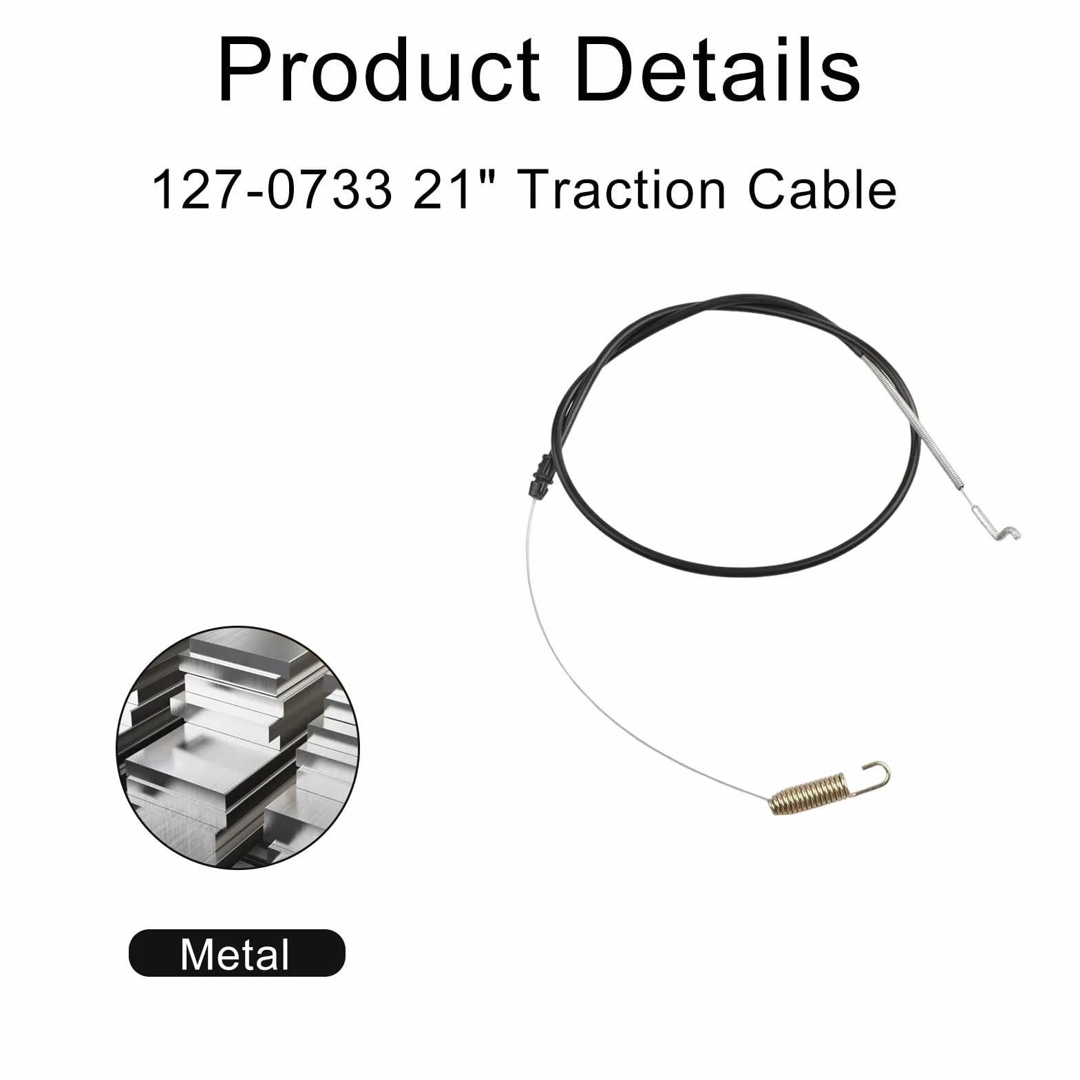 Chuancheng 127-0733 Kabel trakcyjny do Toro 21356, Flex-Force 21352, Toro & Lawnboy 10732 10734 10734 10738 17738 17732 17734 Kosiarka, Części zamienne do kosiarki