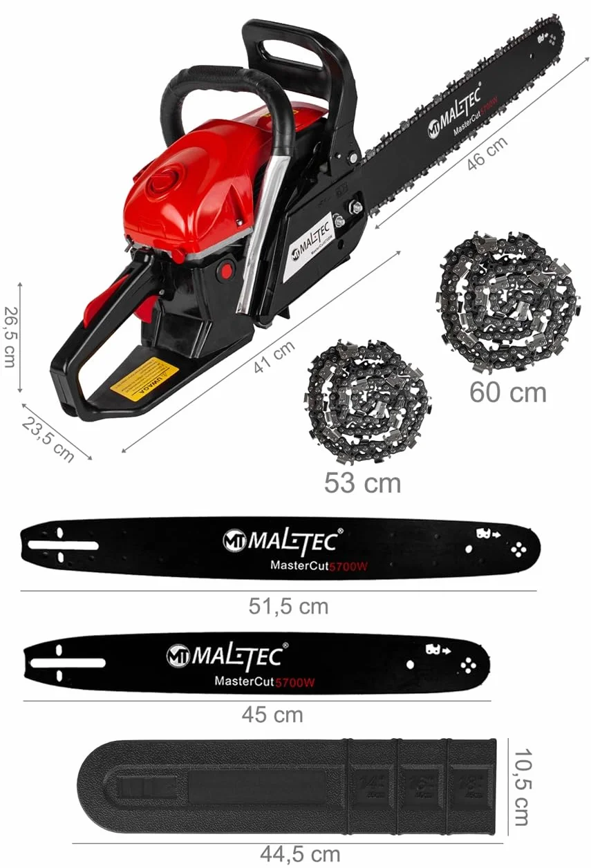 MalTec Piła Łańcuchowa Spalinowa MasterCut 5700W