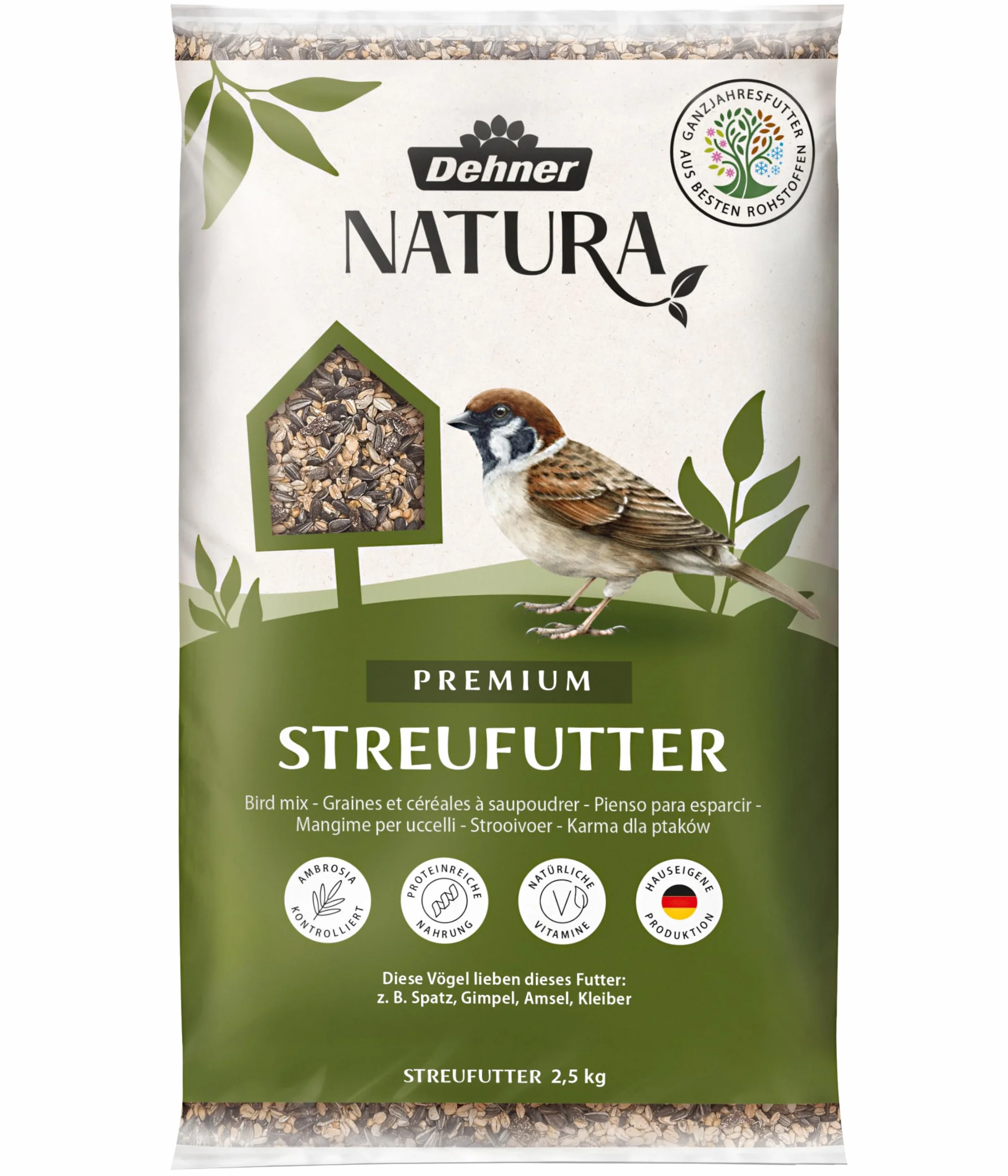 Dehner Premium Karma Zboża 2,5 kg