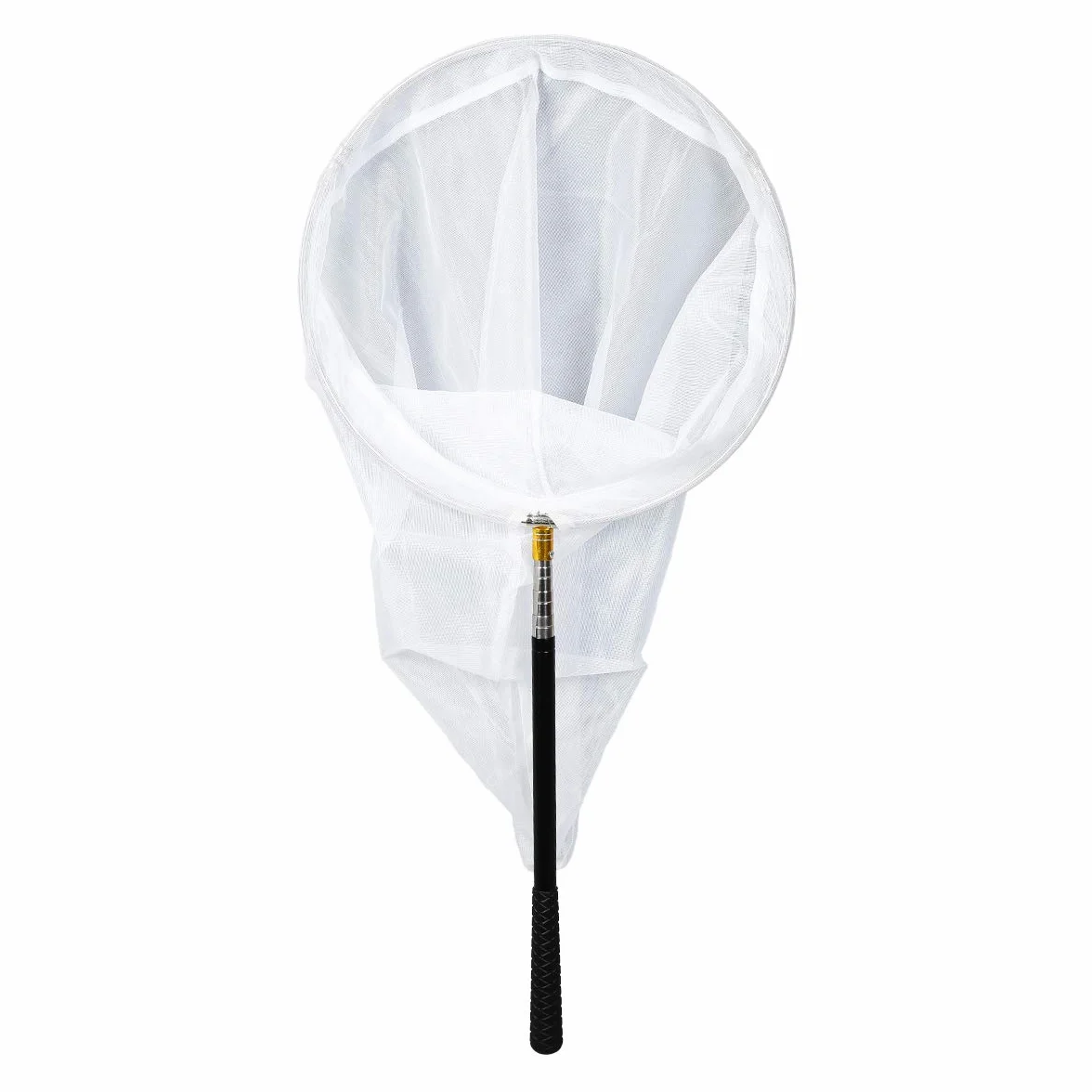 RESTCLOUD Profesjonalna siatka na owady i motyle 36 cm, teleskopowa 150-180 cm, stal nierdzewna