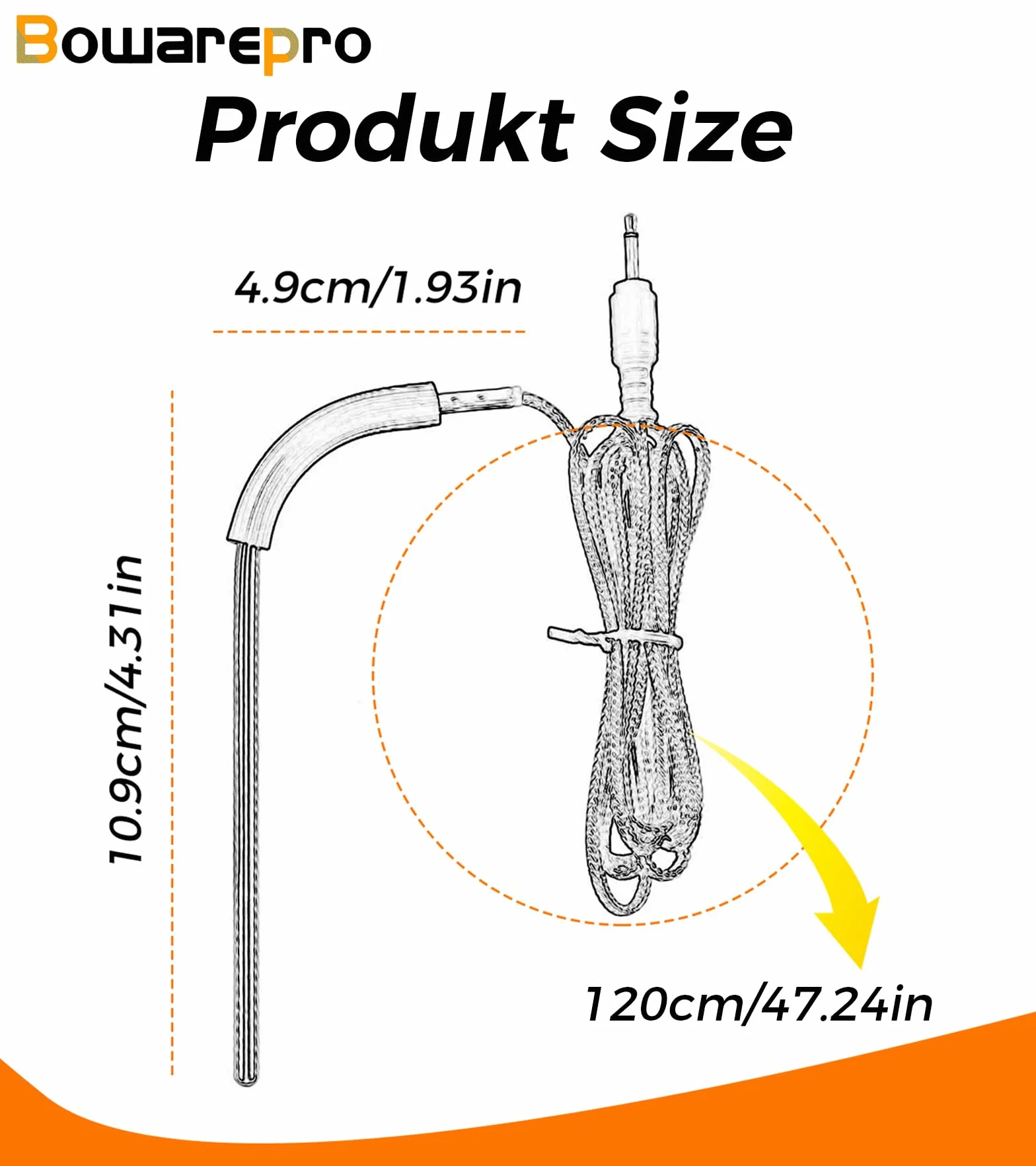 Sonda zapasowa do grilla, kompatybilna z Weber Igrill 2, Igrill Mini Igrill, 3 termometry, sonda do grillowania mięsa, zestaw wymiennych czujników, zakres temperatur od -50°C do 380°C