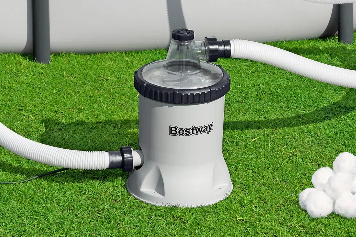Bestway 58870 Polysphere pompa filtrująca 5,678 l, szara