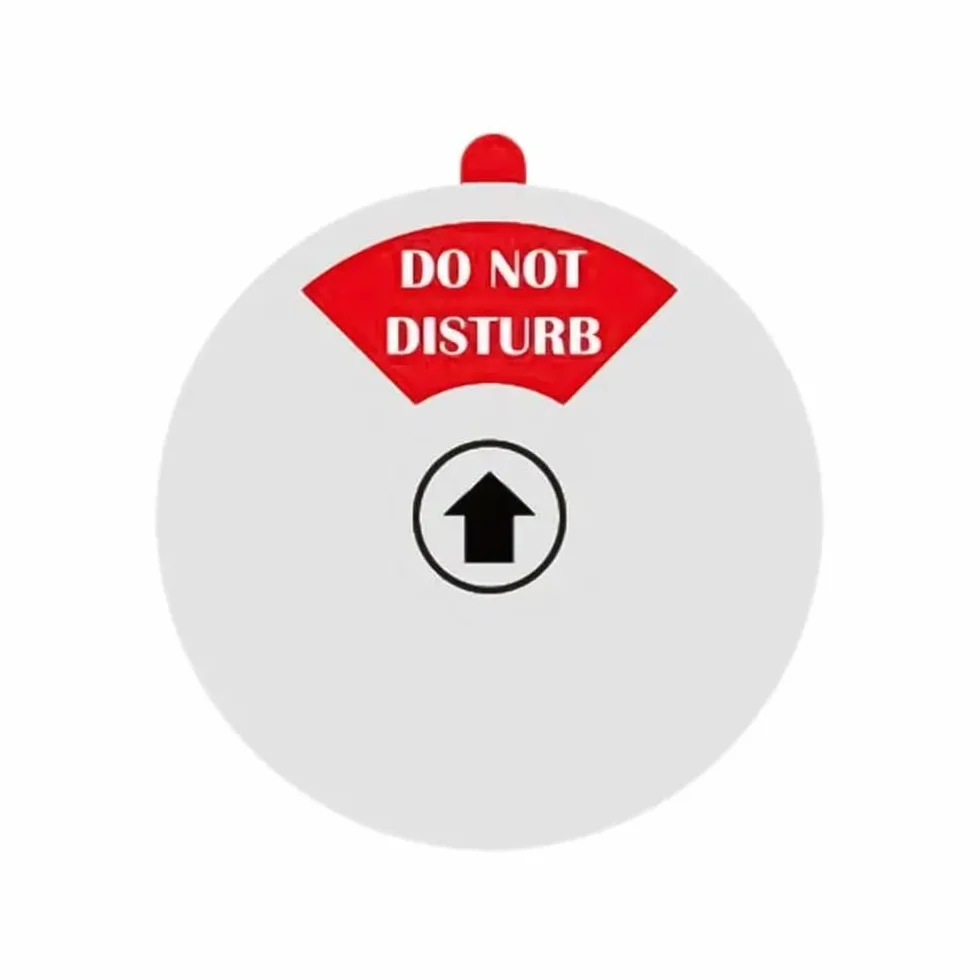 Do Not Disturb Door Sign 12.7cm Acrylic Privacy Hanger with 4 States Busy Meeting Sign White