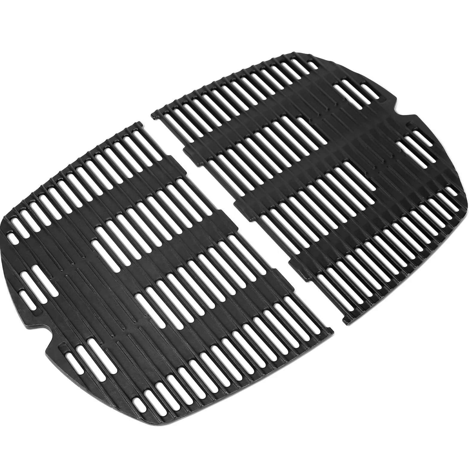 Denmay 7646 45,2 x 31,8 cm żeliwne ruszty do grilli Weber Q300 Q320 Q3000 Q3100 Q3200 Kompatybilne z Weber 7646