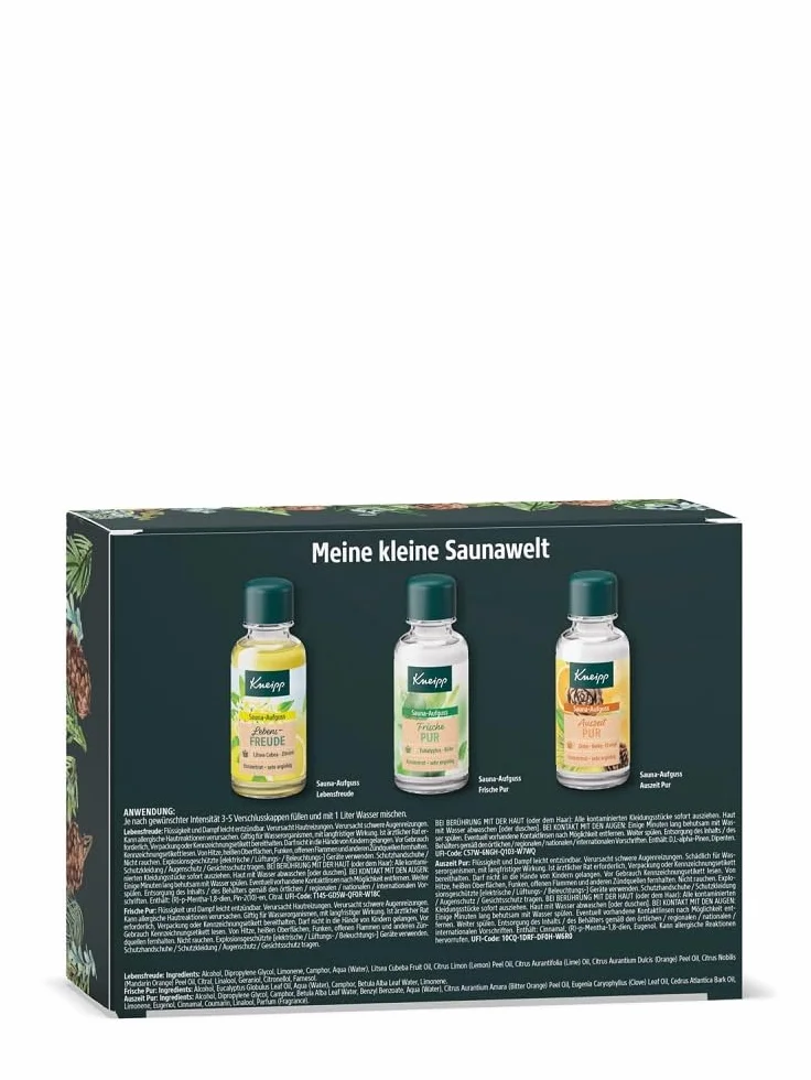Kneipp Saunawelt Napary do Sauny, 3 x 20 ml
