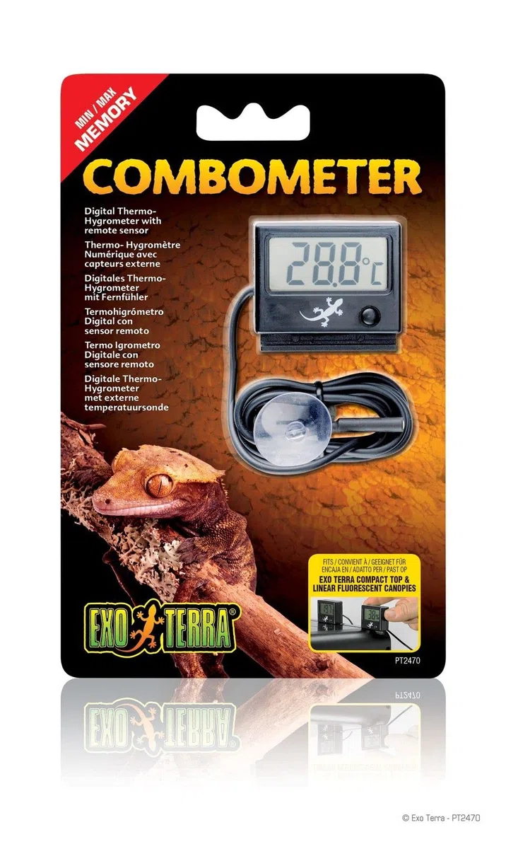 Exo PT2470 Terra Combometer, połączenie termometru i higrometru, cyfrowy, z czujnikiem zdalnym