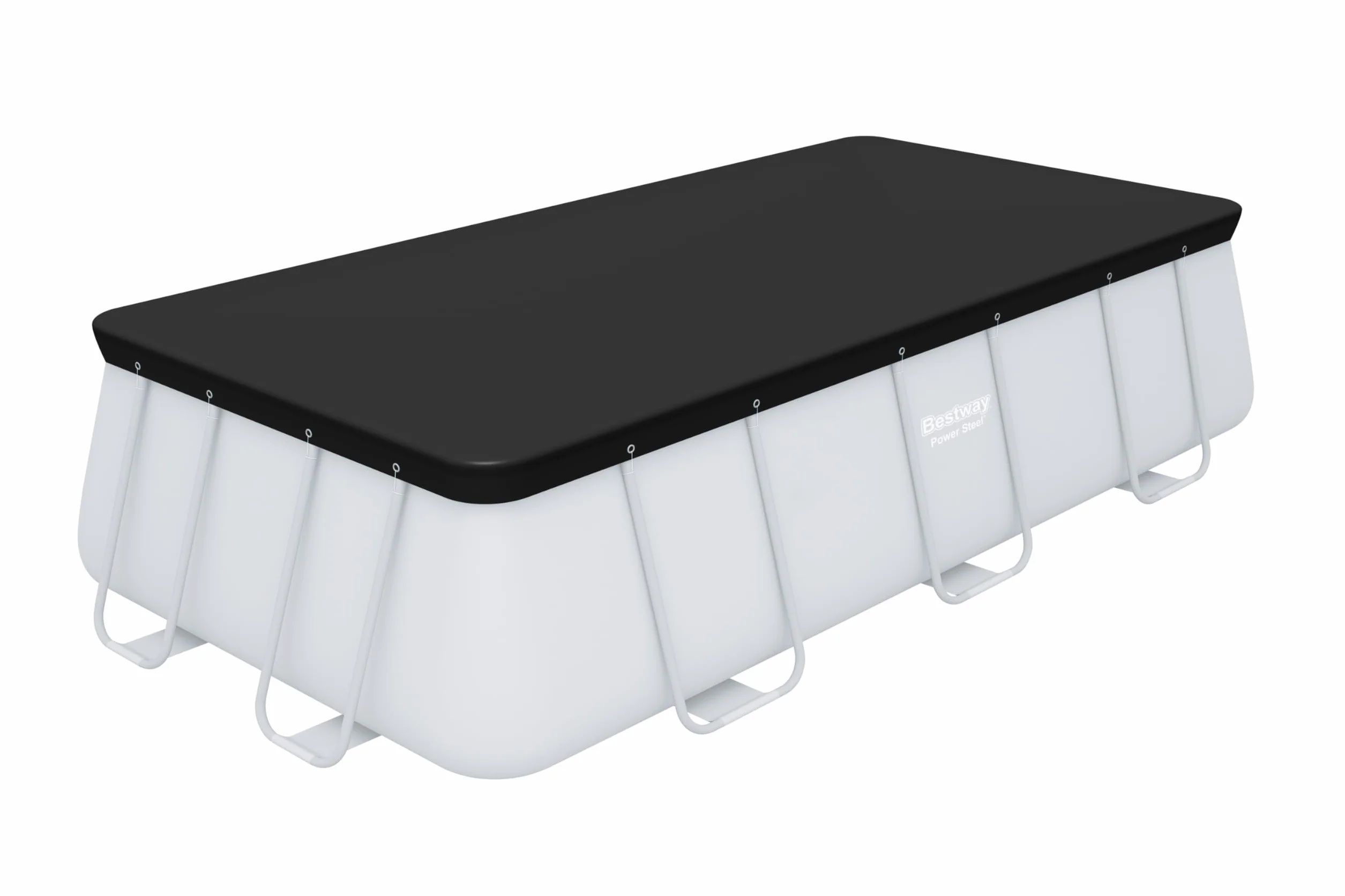 Bestway Plandeka okryciowa z PCW 396 x 185 cm, czarna, prostokątna
