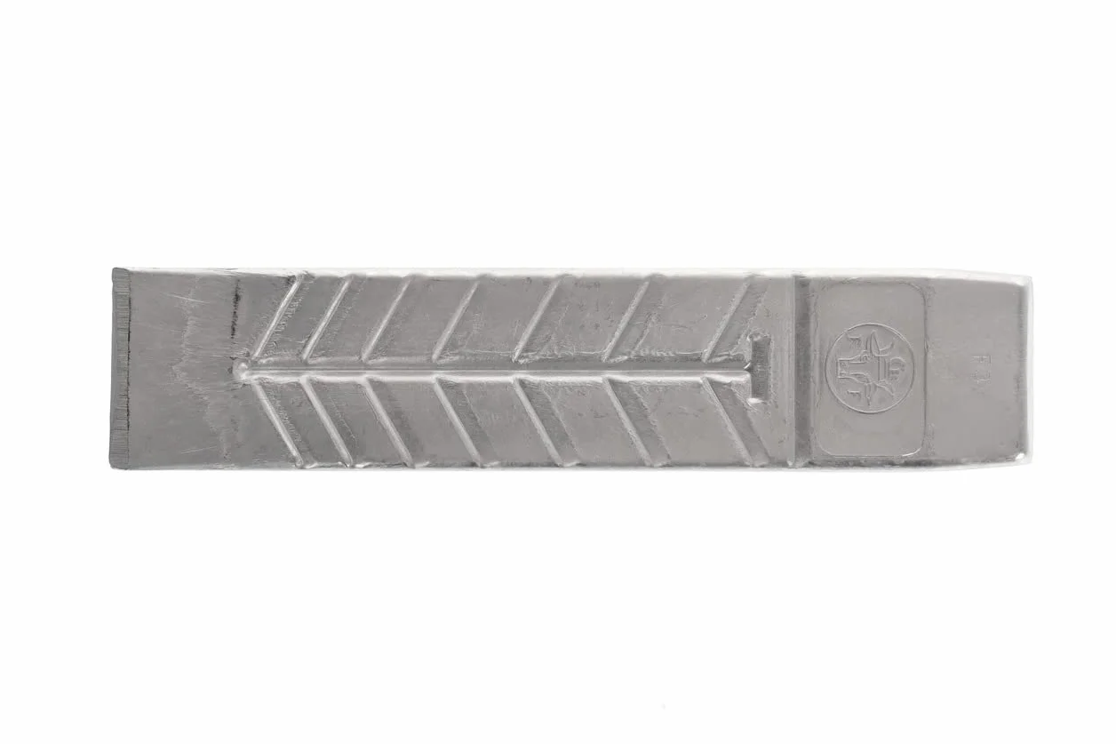 OCHSENKOPF Aluminiowy klin, kuty klin, do cięcia i rozłupywania, profesjonalna jakość KWF, wysokość podnoszenia 35 mm