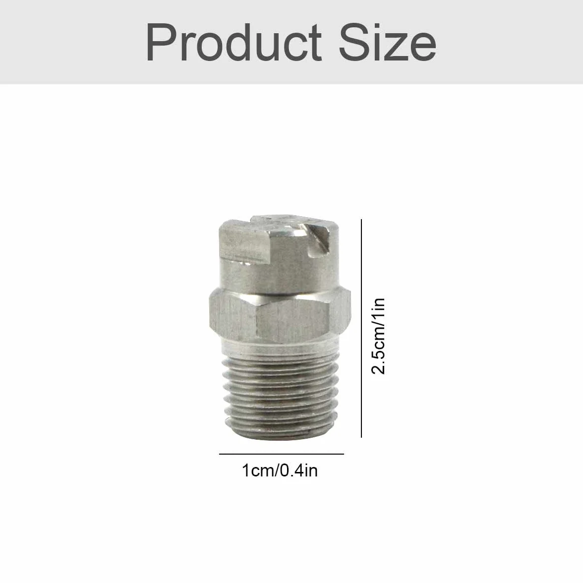 Dysza natryskowa wysokociśnieniowa 65 stopni 1,3 mm 1/4" 4 sztuki