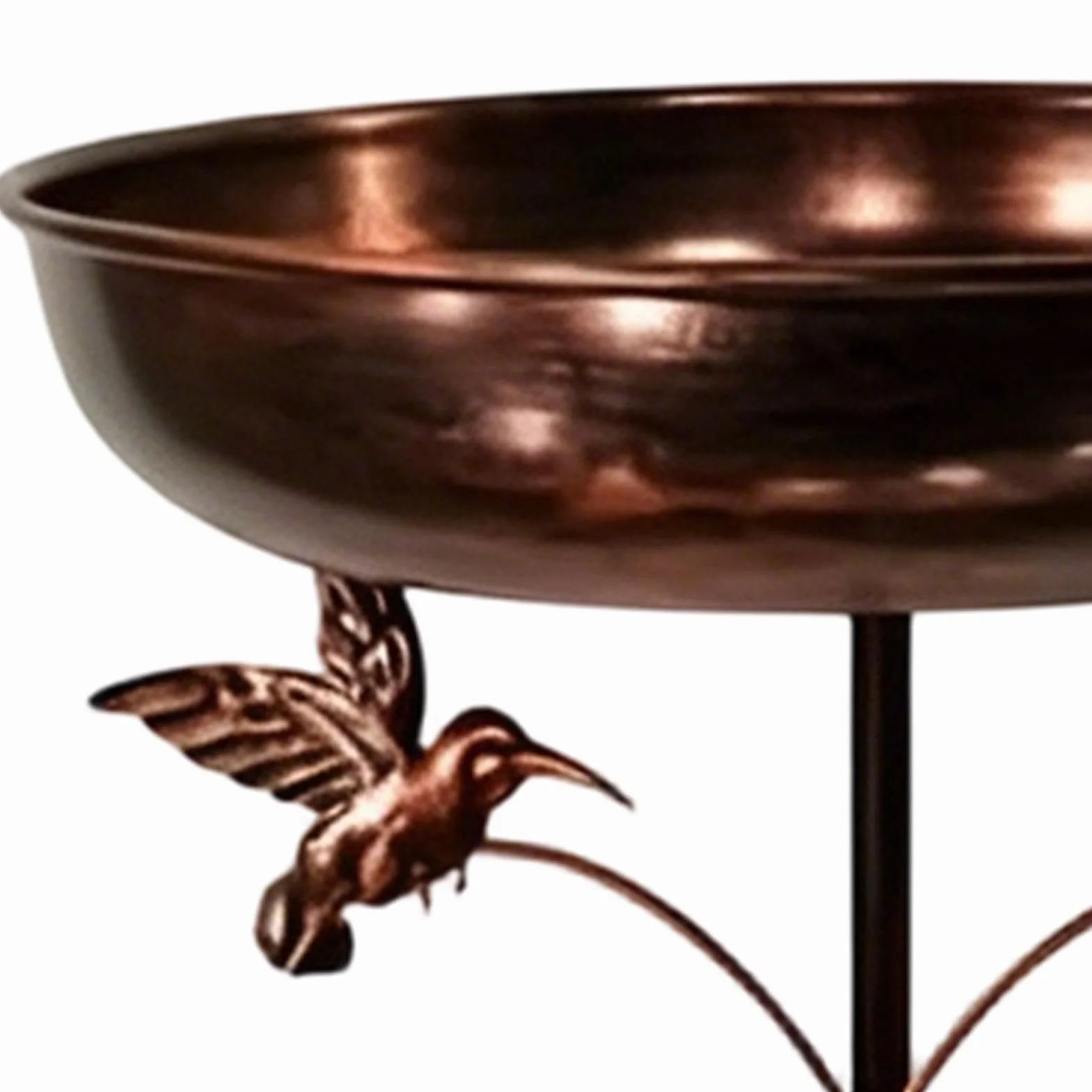 Bird Bath Nectar Station - Outdoor Sipper for Gardeners Homeowners Nature Lovers Backyard Patio Deck Courtyard Lawn Front Yard Park | Ceramic Resin Basin Perch Flower Leaf Design Water Feed Function