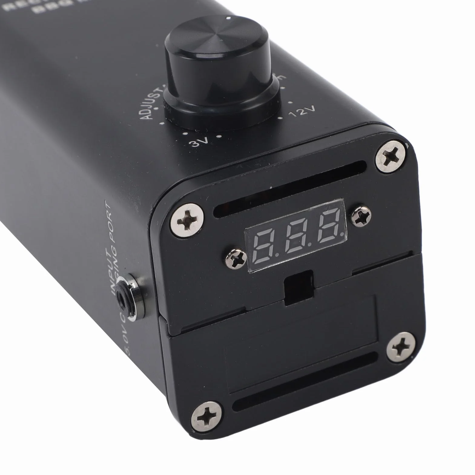 Silnik Rożna do Grilla ze Stopu Aluminium, Regulowany Akumulator Uniwersalny do Grilla o Mocy 10 W, 3 do 12 V, Elektryczny Zamienny Silnik do Rożna, Silnik do Grilla Elektrycznego