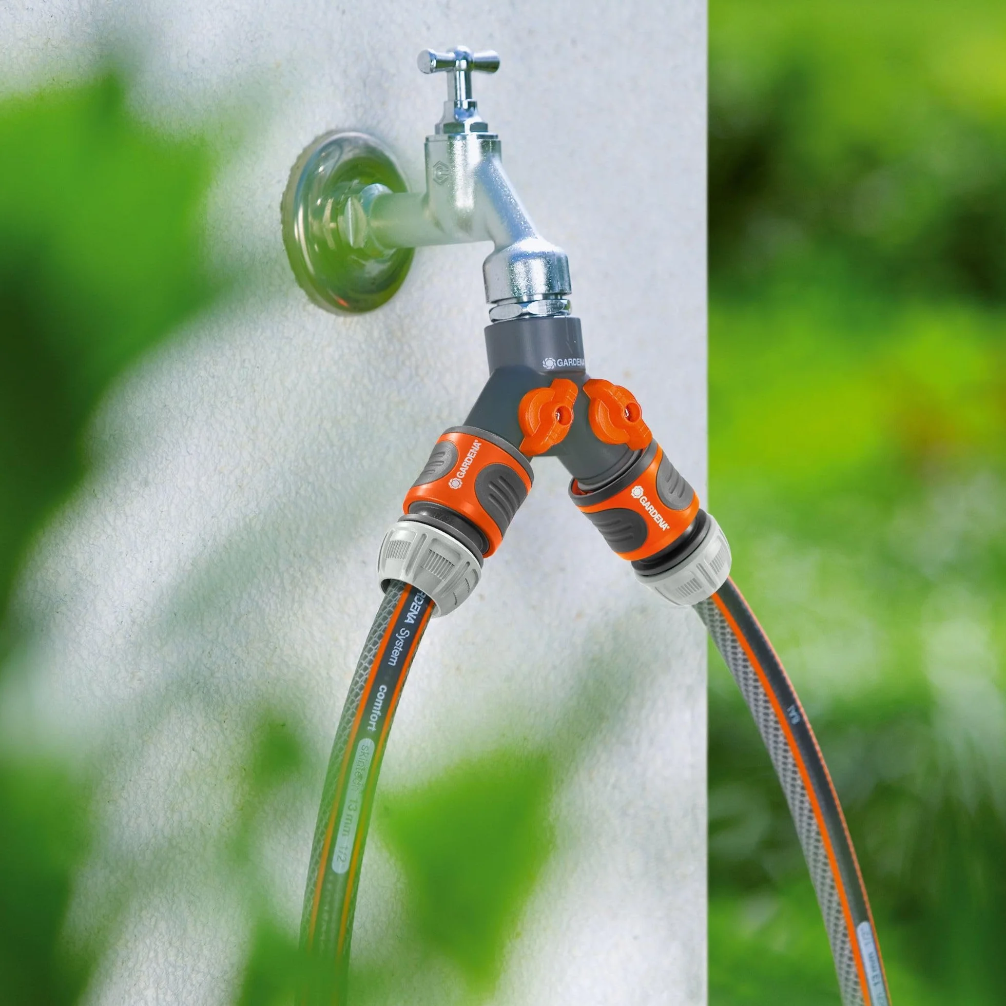 Gardena Zawór podwójny rozdzielacz wody 26,5 mm G 3/4 cala 938-20