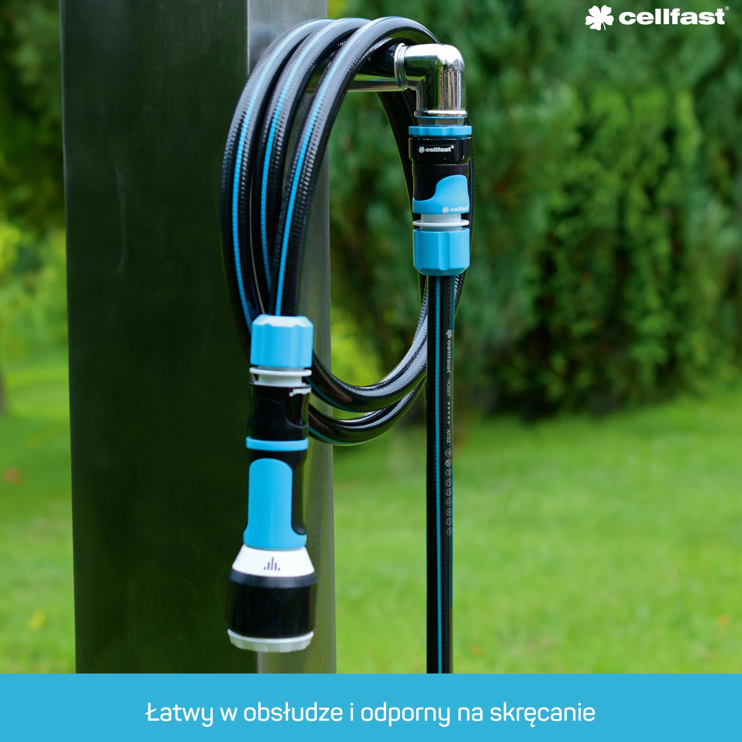 Cellfast Wąż Ogrodowy Hobby ATS2-6-Warstwowy 1/2" 25 m