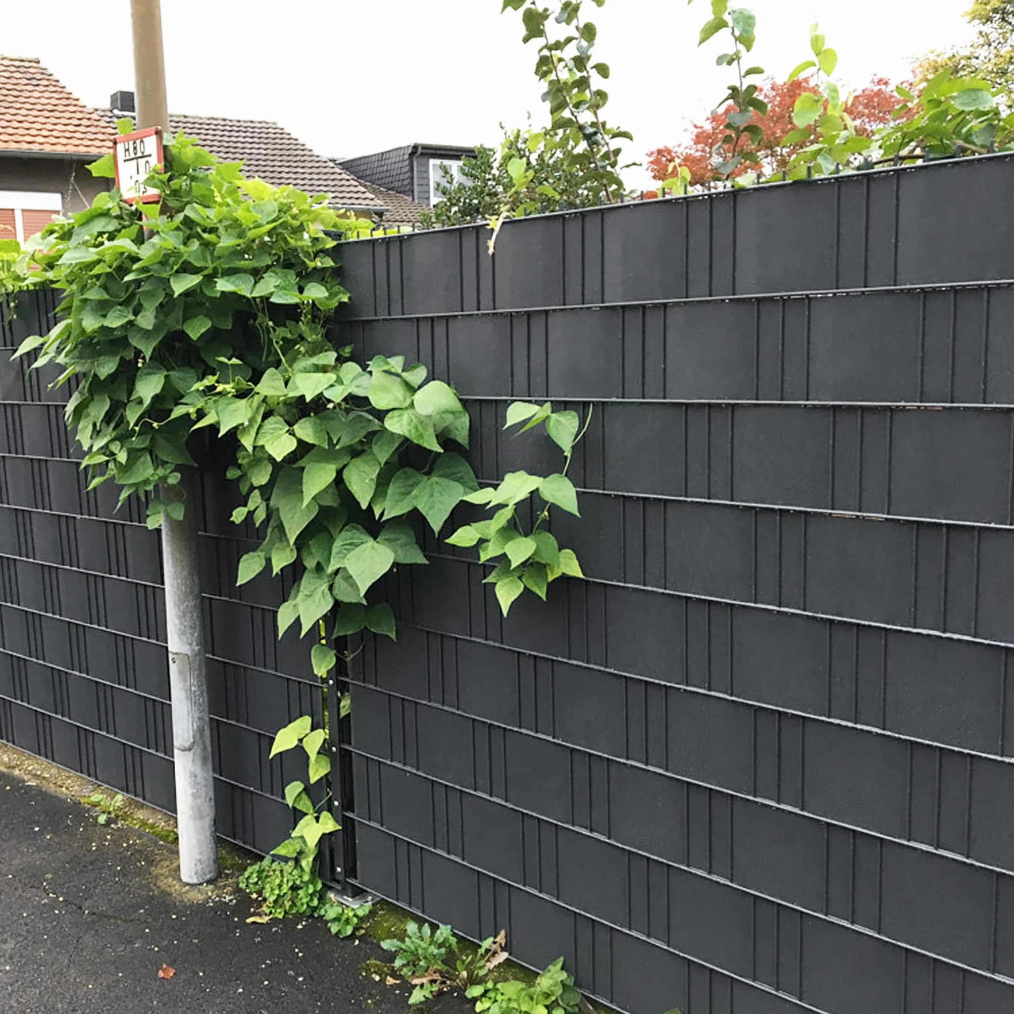 Aufun Paski osłonowe PVC 35m x 19cm mata podwójnoprętowa ogrodzenie – w zestawie 20 klipsów mocujących, osłona wzroku ogrodzenia, ogrodzenie ogrodowe, osłona wzroku, folia ogrodzeniowa do ogrodu