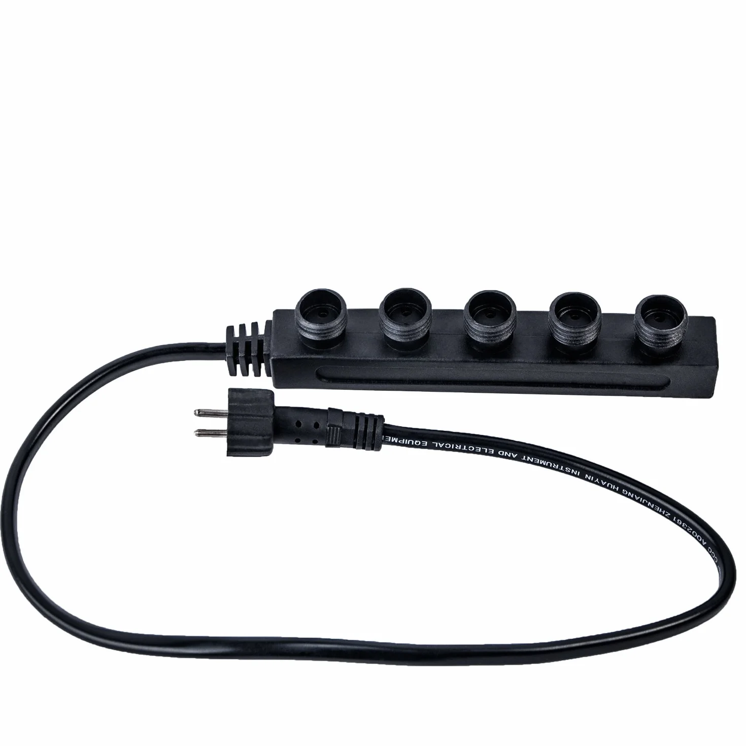 Köhko Rozdzielacz 5-drożny 12 V (IP44) z kablem przyłączeniowym 50 cm do użytku na zewnątrz lub pod wodą – nadaje się do pompy fontannowej LED Sring 29015