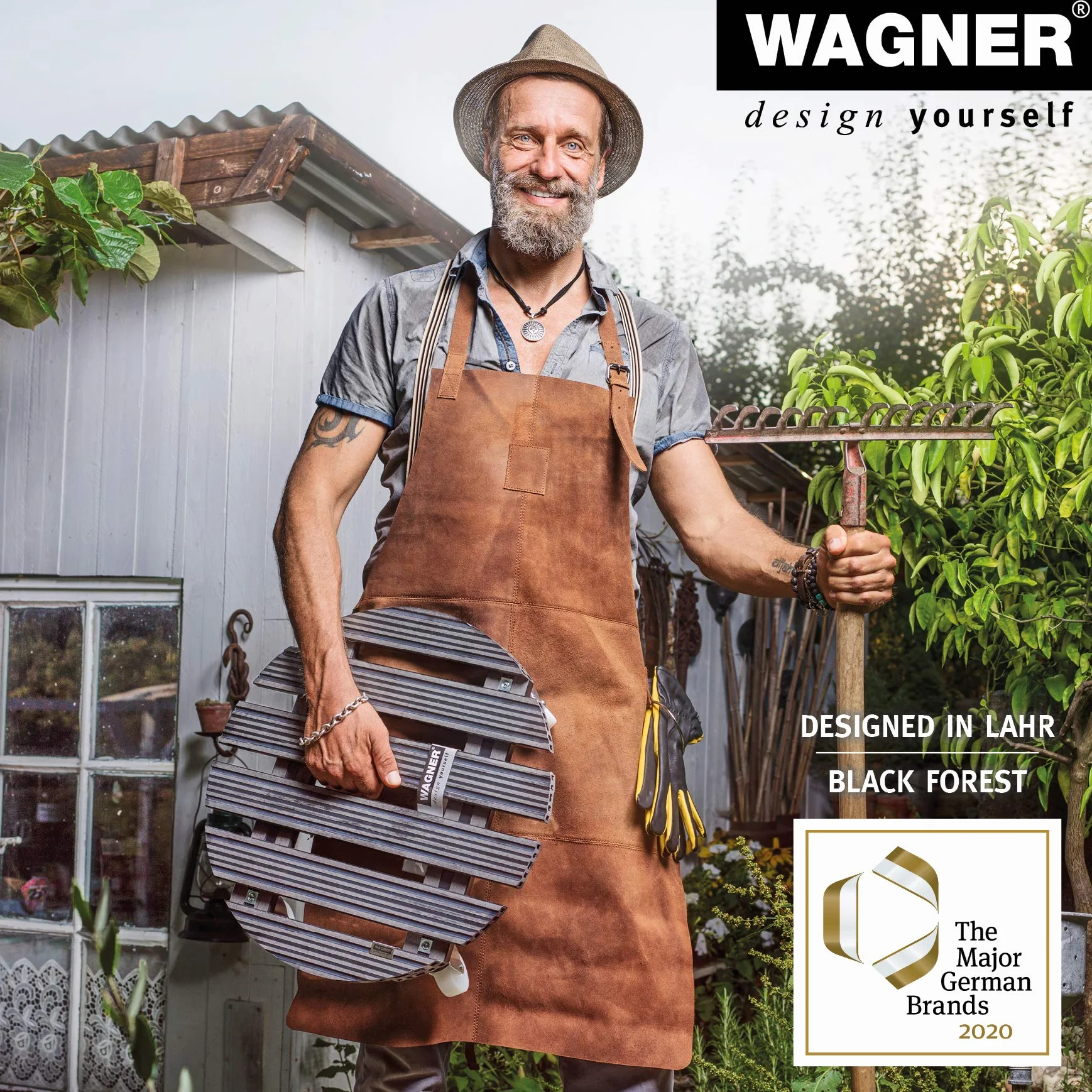 WAGNER Flat 20044901 wózek na rośliny Ø 30 x 6 cm, do użytku w pomieszczeniach, czarny I płaska rolka z tworzywa sztucznego ABS, odporna na działanie wody, udźwig 80 kg