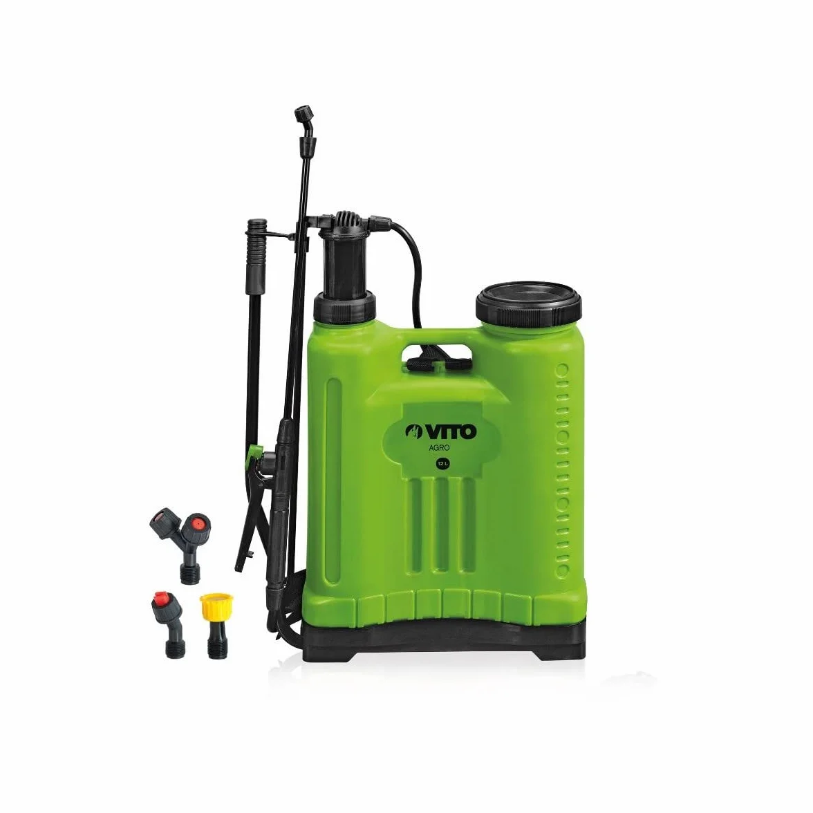 Opryskiwacz ręczny 12L Spray and Jet Akcesoria do warzyw i ogrodu 3 dysze VITO